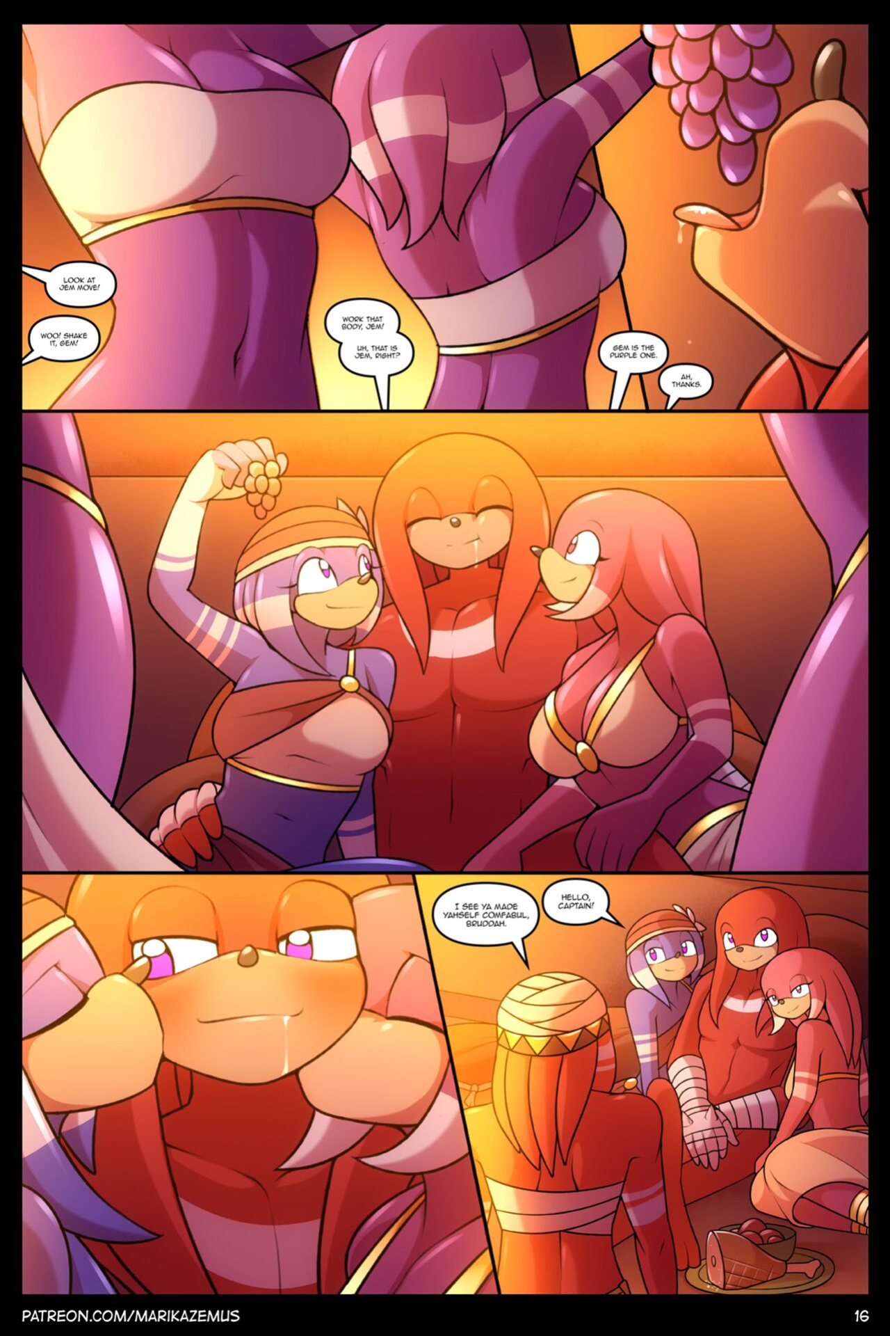 [MarikAzemus] Sonic Boom: Echidna Nights (Sonic the Hedgehog)