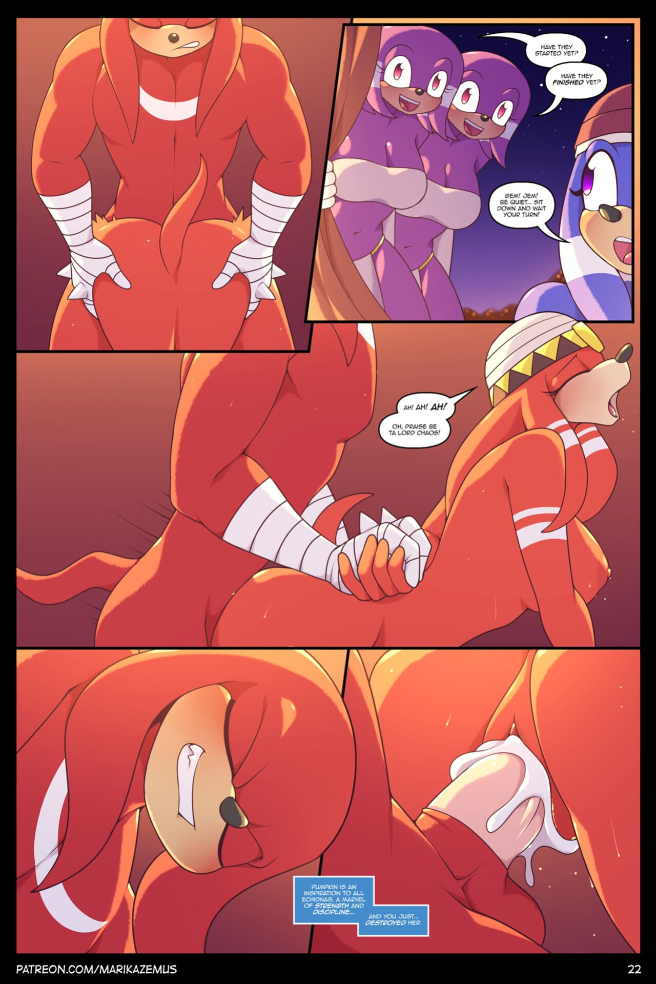[MarikAzemus] Sonic Boom: Echidna Nights (Sonic the Hedgehog)