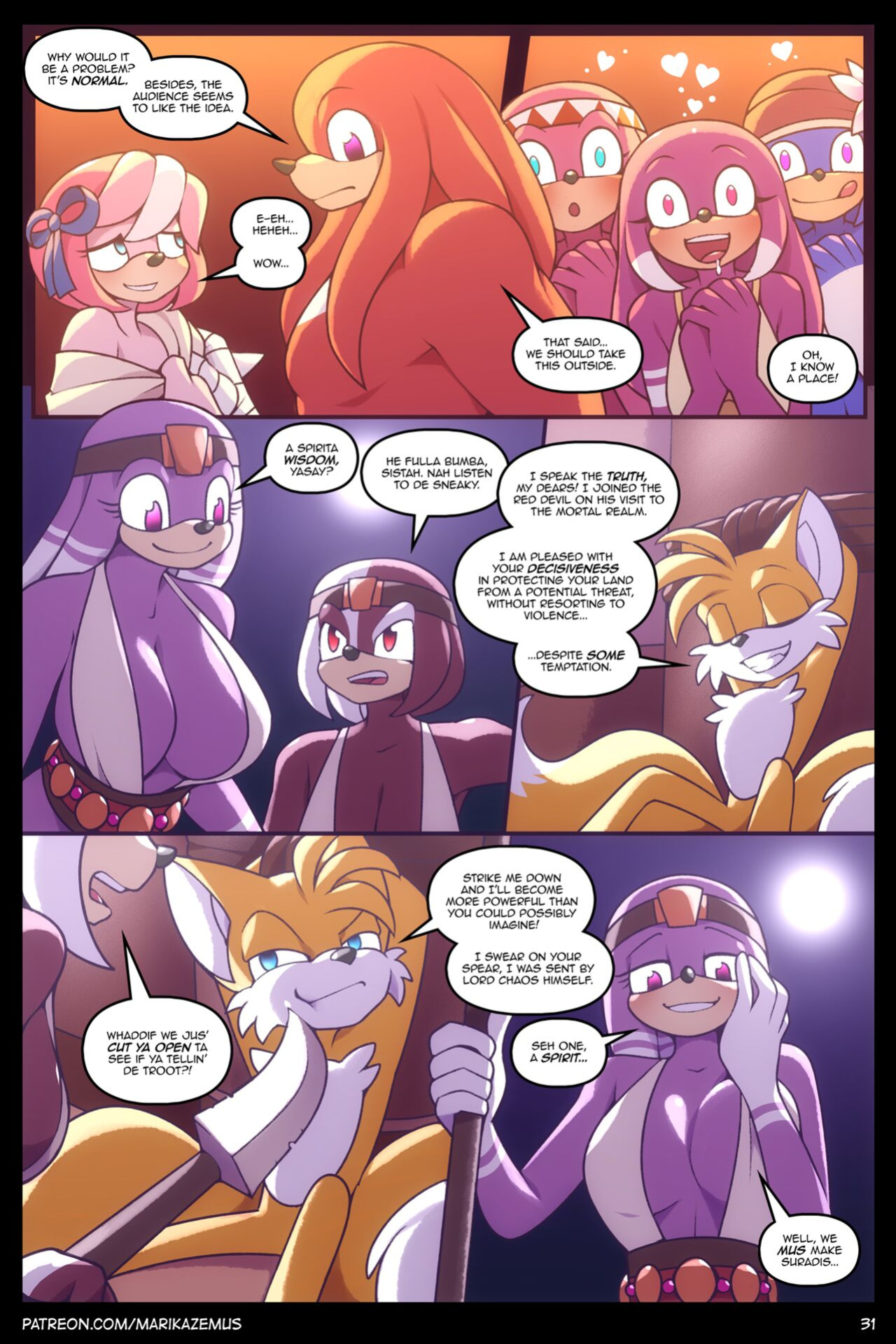 [MarikAzemus] Sonic Boom: Echidna Nights (Sonic the Hedgehog)
