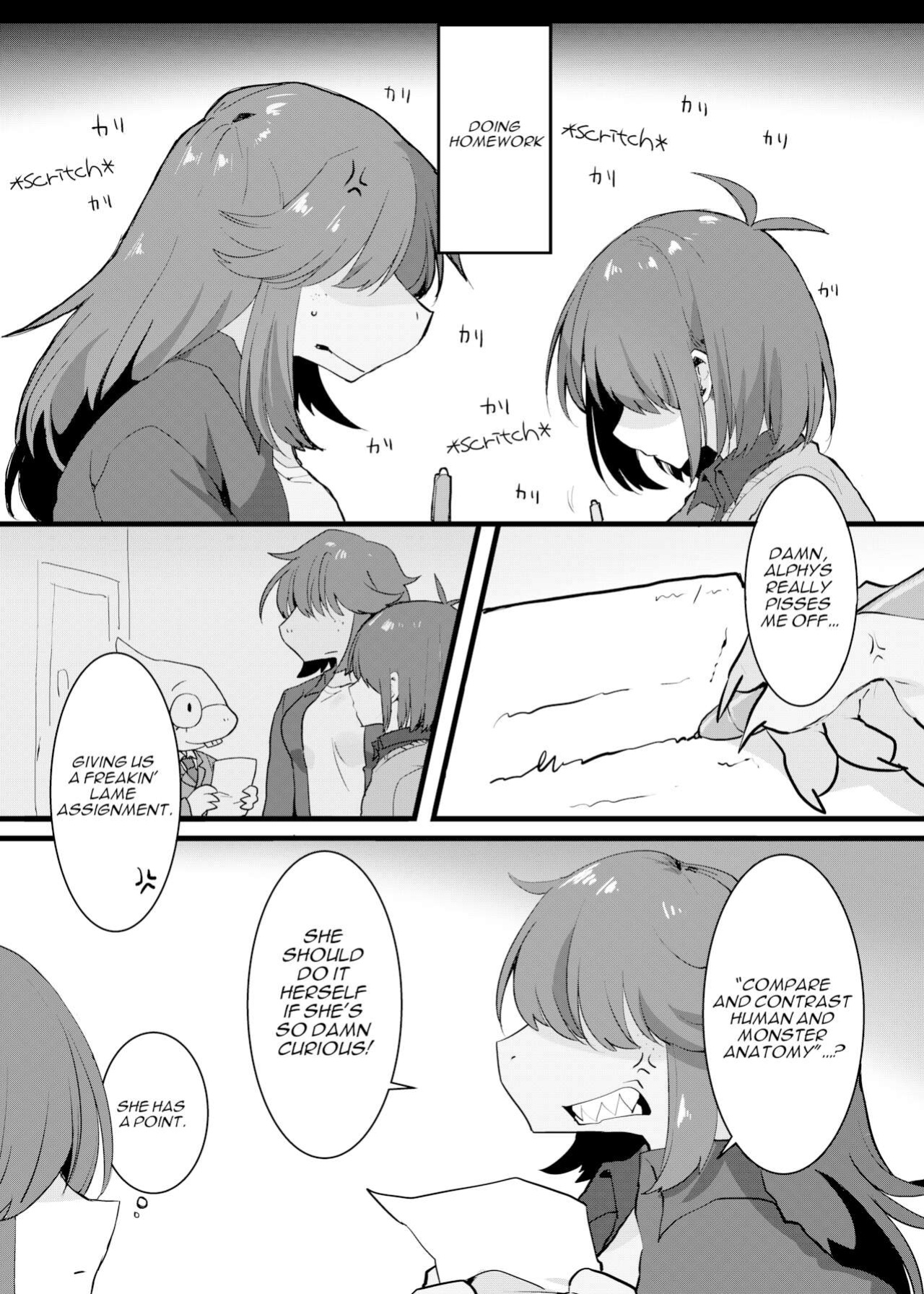 [High Risk High Return (Komugiko)] Ningen x Monster demo Akachan wa Dekimasu ka!? (Deltarune)