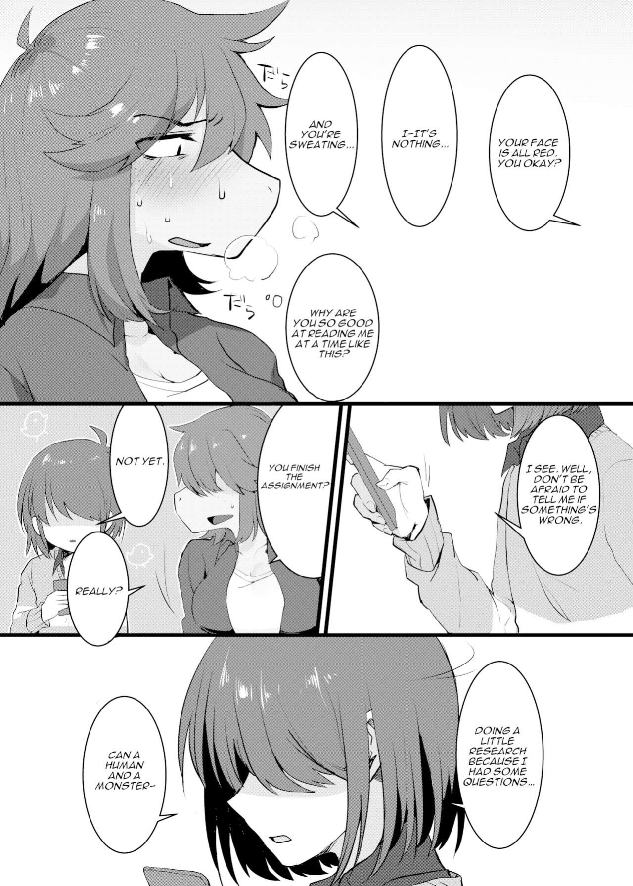 [High Risk High Return (Komugiko)] Ningen x Monster demo Akachan wa Dekimasu ka!? (Deltarune)