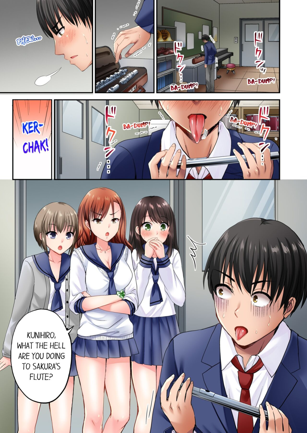 [Takayama Non] Pashiri no Shita Teku, Yabaitte... ~ Ebi Sori Iki Suru Namaiki Gyaru 1 | Bullied Boy's Tongue Revenge 1 [Descensored]
