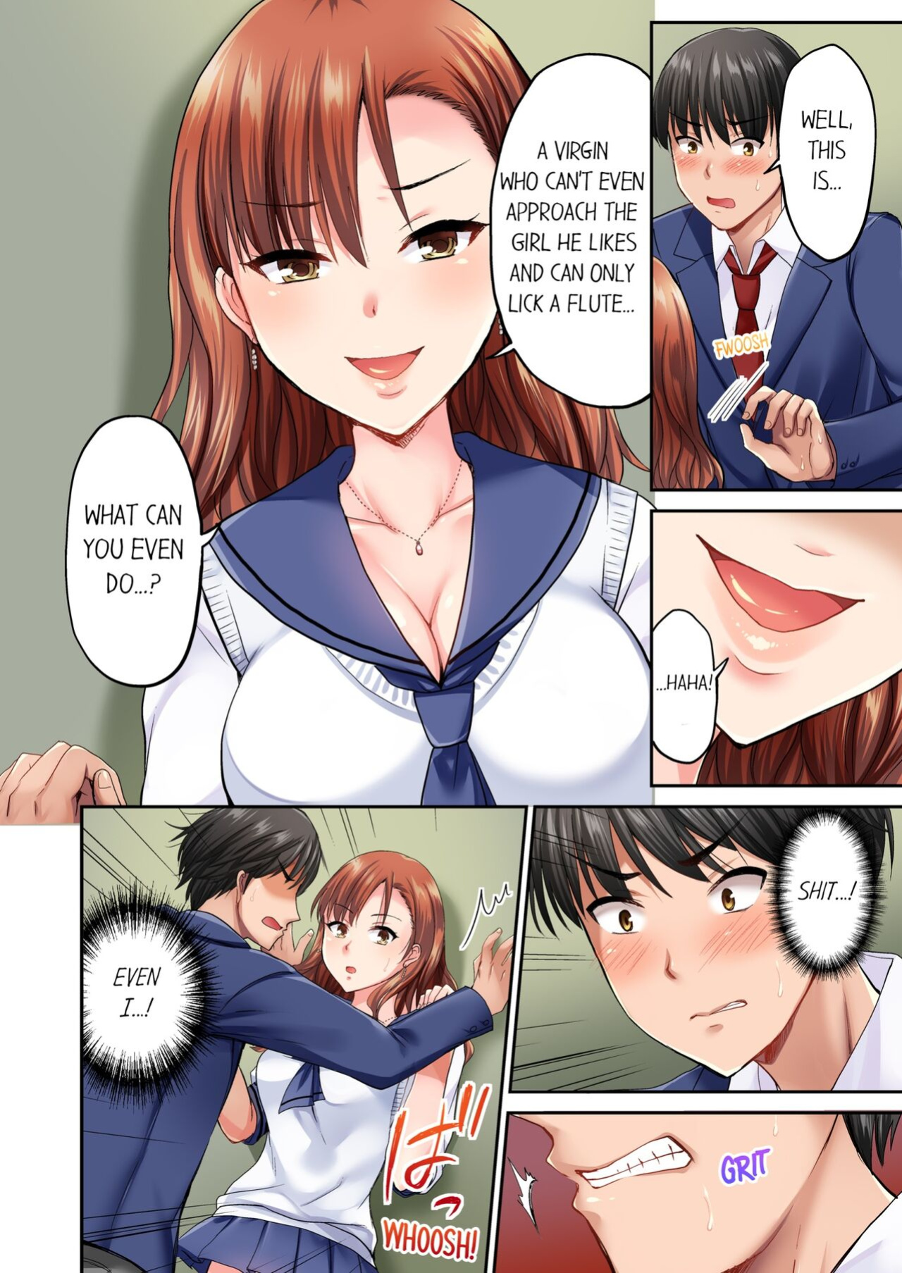 [Takayama Non] Pashiri no Shita Teku, Yabaitte... ~ Ebi Sori Iki Suru Namaiki Gyaru 1 | Bullied Boy's Tongue Revenge 1 [Descensored]
