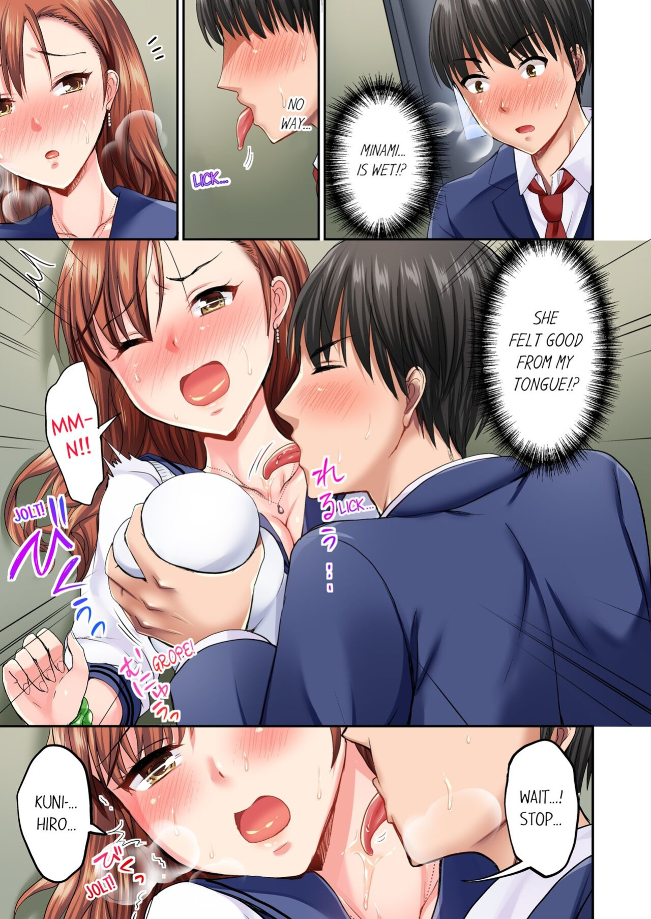 [Takayama Non] Pashiri no Shita Teku, Yabaitte... ~ Ebi Sori Iki Suru Namaiki Gyaru 1 | Bullied Boy's Tongue Revenge 1 [Descensored]