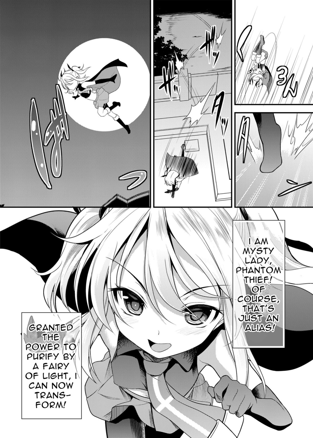 [No Future (L Trap, Hashioto Ranki)] Kaitou Shoujo Mysty Lady ~Muku na Henshin Heroine wa Shokushu to Minshuu ni Otosareru~ | Phantom Thief Misty Lady ~Pure Transforming Heroine Sullied by Tentacles and Scoundrels~ [oyatsu]