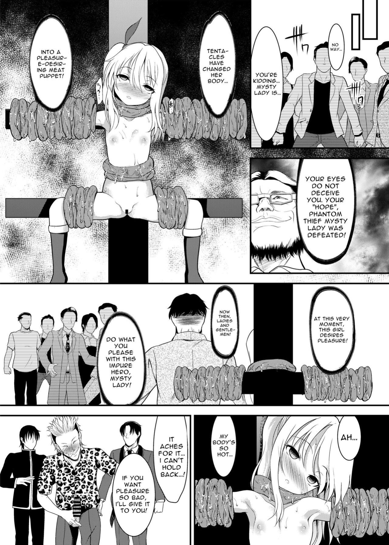 [No Future (L Trap, Hashioto Ranki)] Kaitou Shoujo Mysty Lady ~Muku na Henshin Heroine wa Shokushu to Minshuu ni Otosareru~ | Phantom Thief Misty Lady ~Pure Transforming Heroine Sullied by Tentacles and Scoundrels~ [oyatsu]