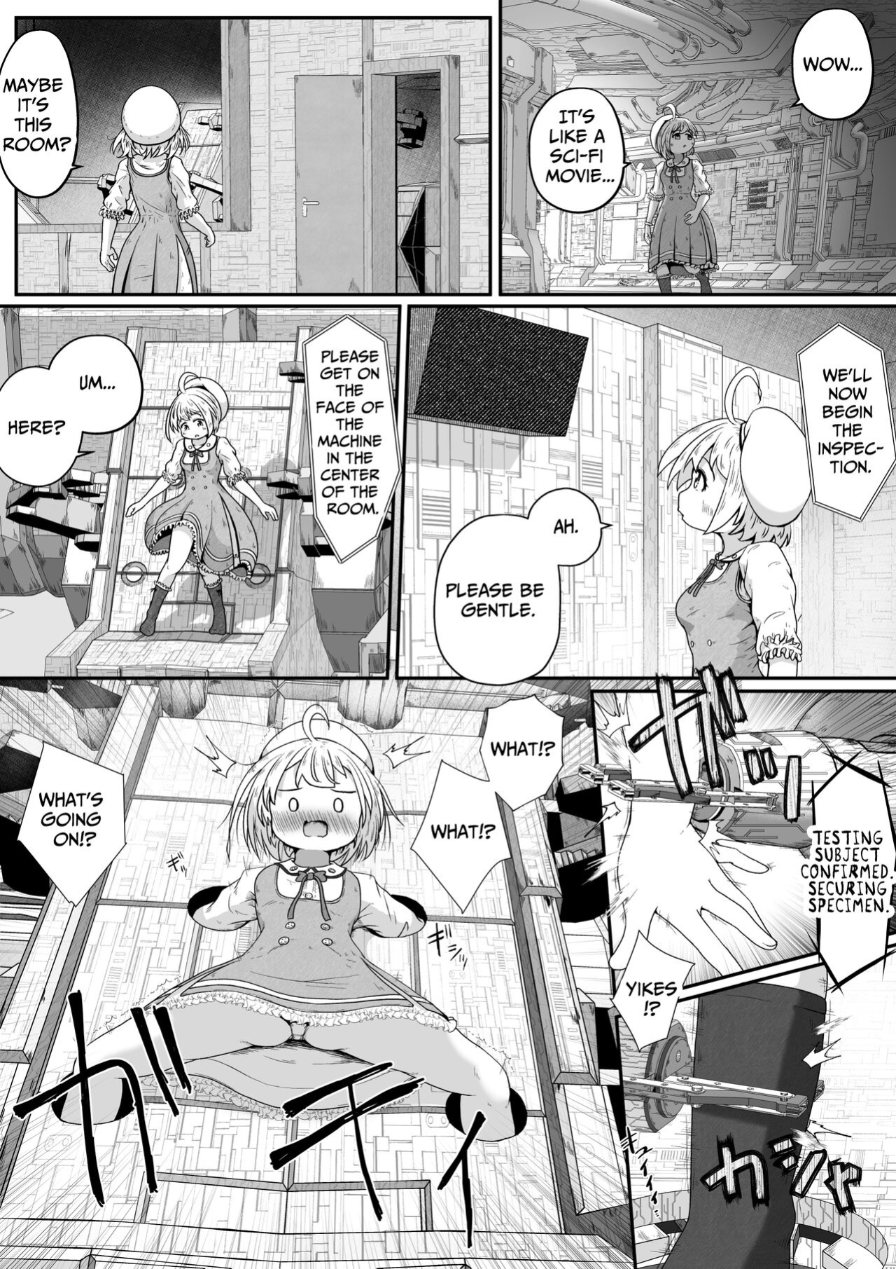 [Ecchi Ecchi Daifuku (Neko Daifuku)] Onnanoko no Shintai-chuu no Ana o Seieki de Ippai ni Shita Joutai de Hitasura Zecchou Sasetsuzukeru Ohanashi | Getting Cum in Every Orifice... For Science! [TsukiNet]