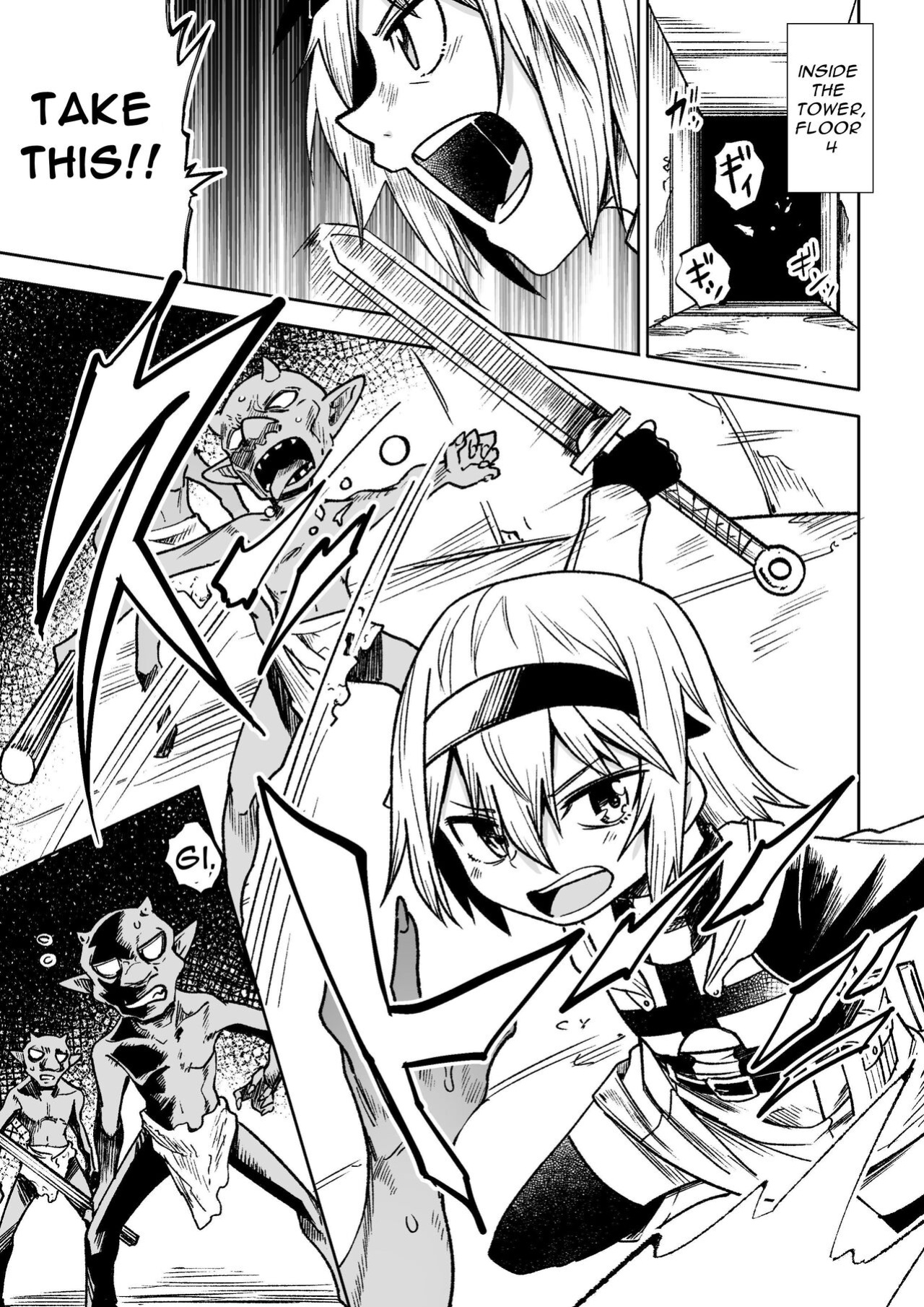 [Tomuraya (Tomura Suisen)] Jaintou no Boukensha ~Goblin ni Haiboku Shita Shoujo Kenshi Hen~ | Adventurer of the Tower of Lewdness ~Swordswoman Defeated By A Goblin~ [oyatsu]