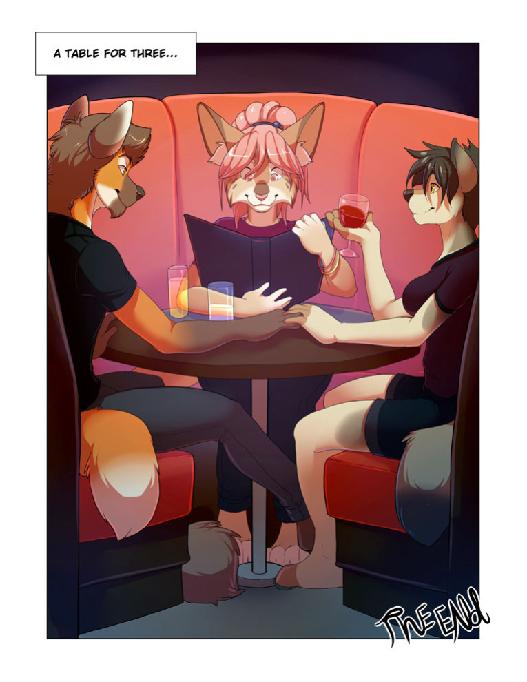 [PeppermintHusky (Roanoak/Ace)] Table For Three