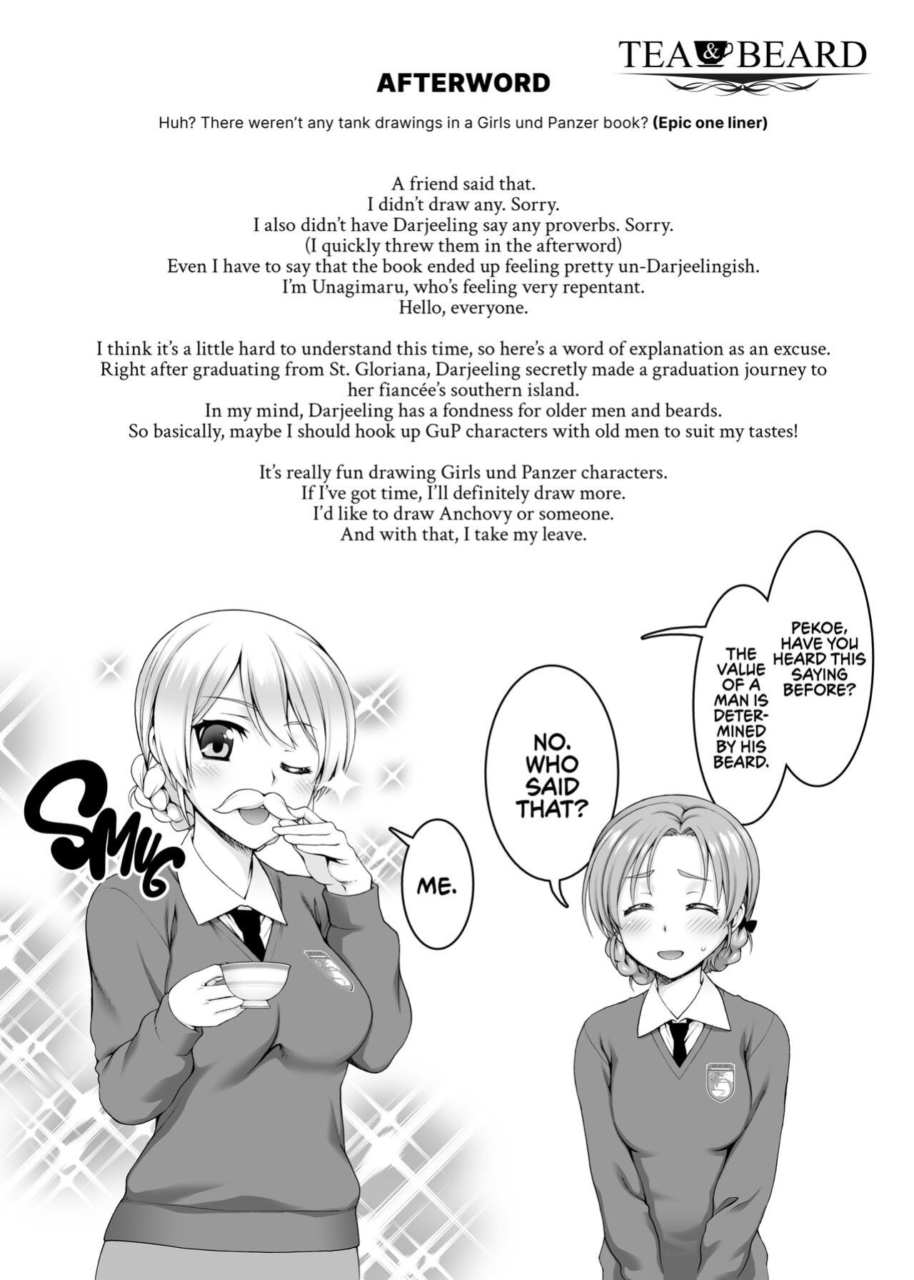 [Kabayakiya (Unagimaru)] TEA&BEARD (Girls und Panzer) [2d-market.com]