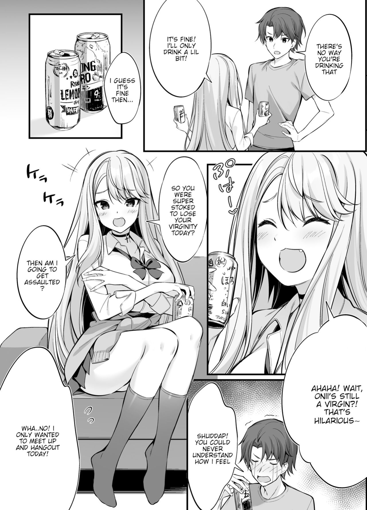 [P:P (Oryou)] SNS de Deatta no wa Gyaru-ka shita Imouto Deshita [Too Laz Translations]
