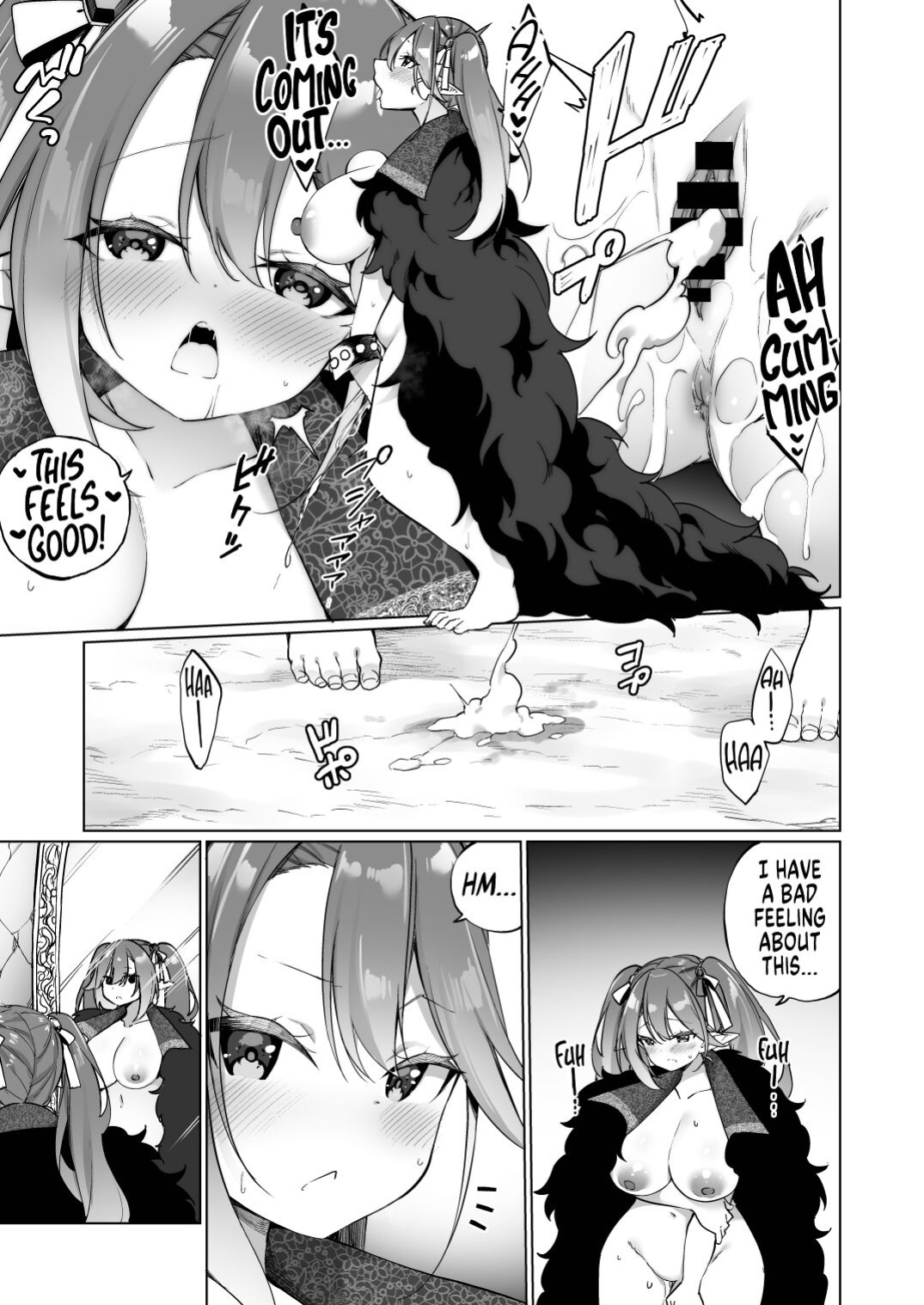[Slime no Kanmuri (Kanmuri)] Mesugaki Elf ni Natta Don Elf-ka no Kusuri part 3 | A Bandit Chief Who Turned Into a Bratty Elf Girl Elvification Drug part 3 [GTF]
