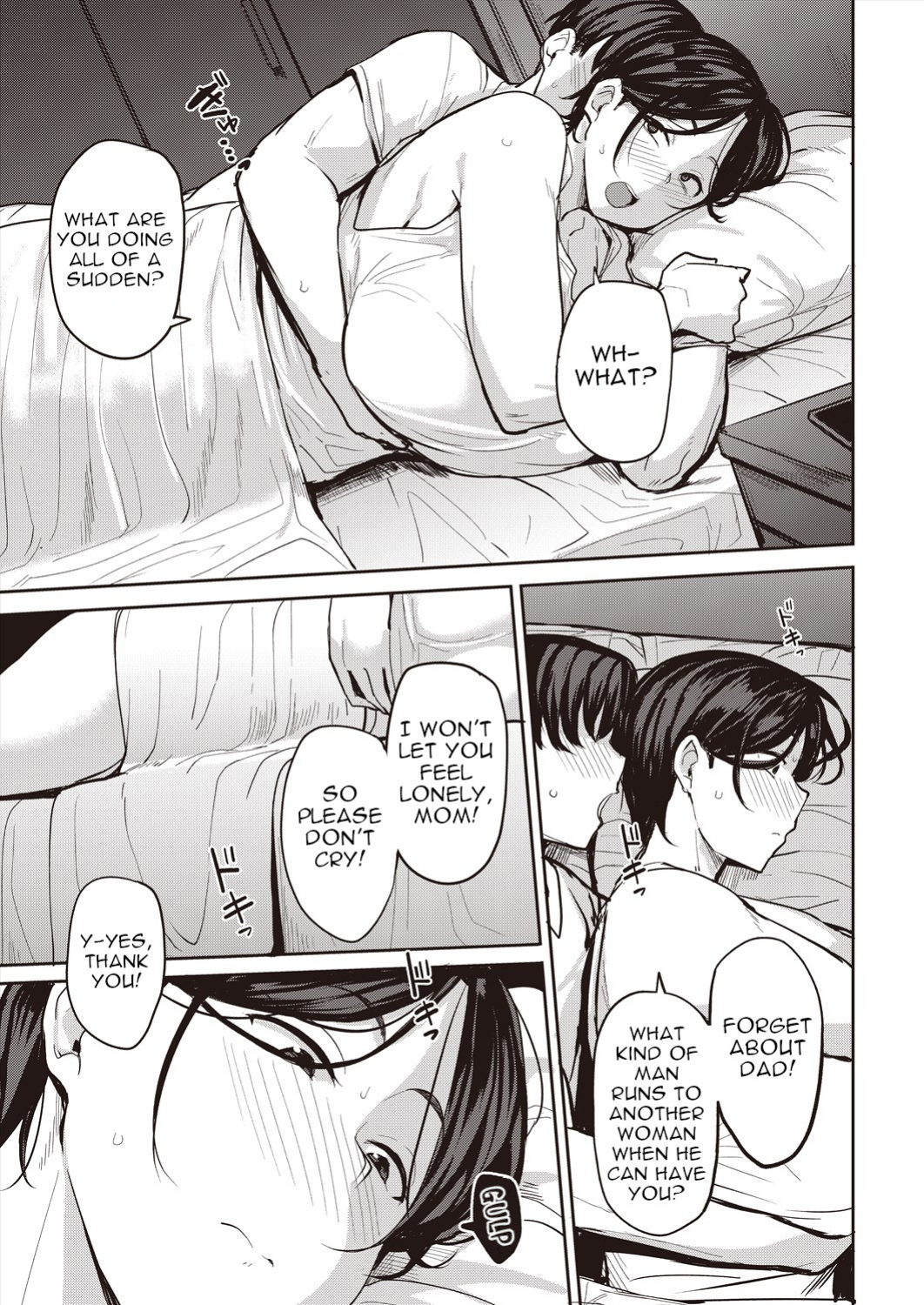 [Nanao Yukiji] Oyako Ai | Mother-Son Love (COMIC AUN 2024-06 ) [menospeaknihongo]
