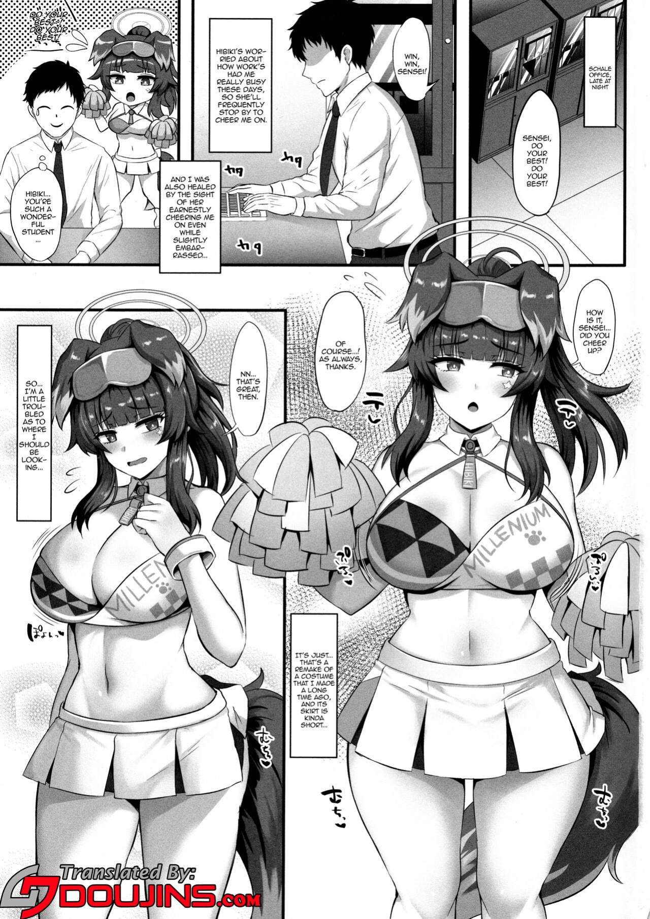 (C102) [Hoshizora Sutekki (Kisaragi Nana)] Hurray! Hurray! Sensei (Blue Archive) [Doujins.com]