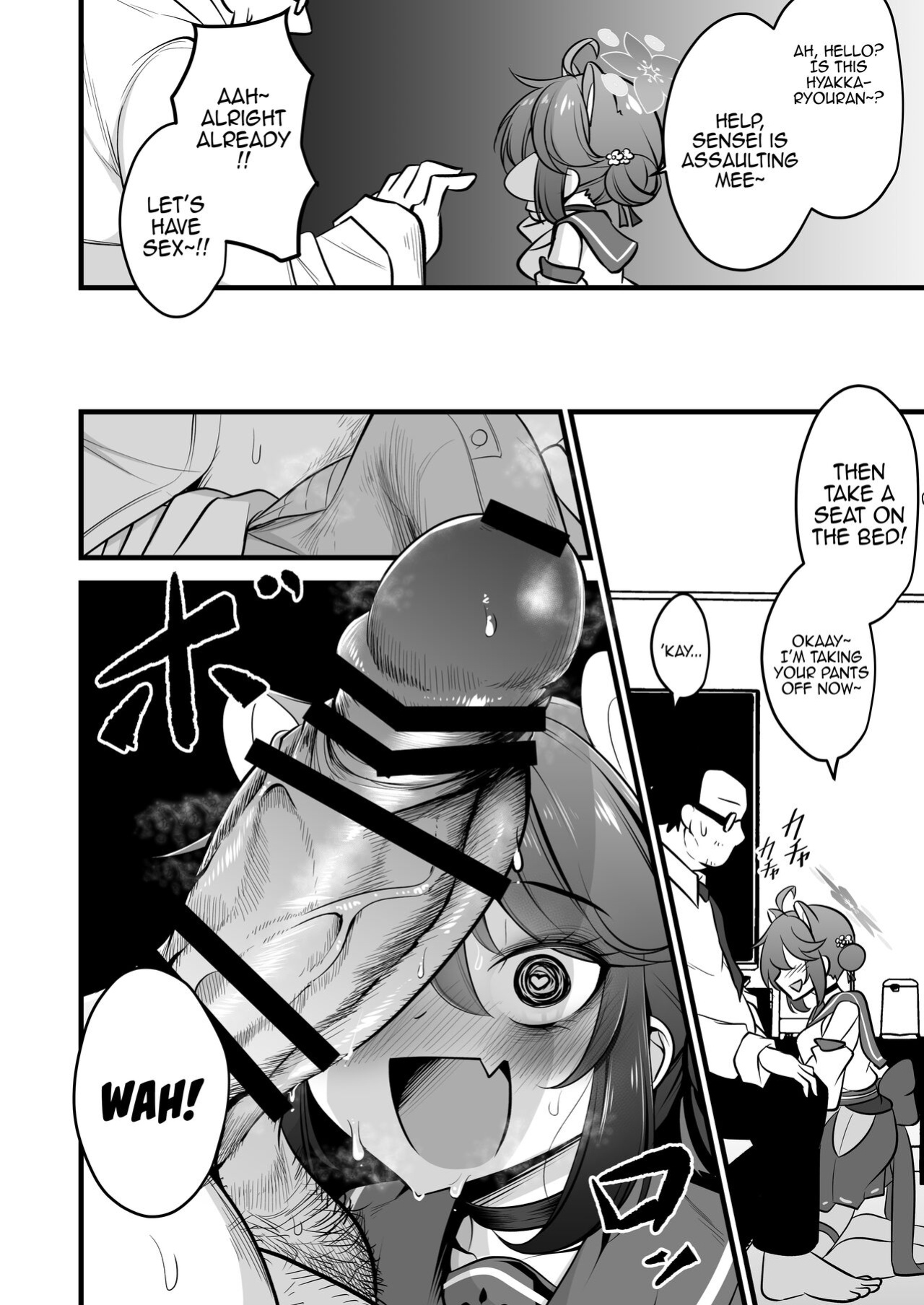 [Akagai (Mine Thrower)] Ichininmae no Lady wa Sensei no Seishori datte Dekiru yo! (Blue Archive) [Doujins.com]