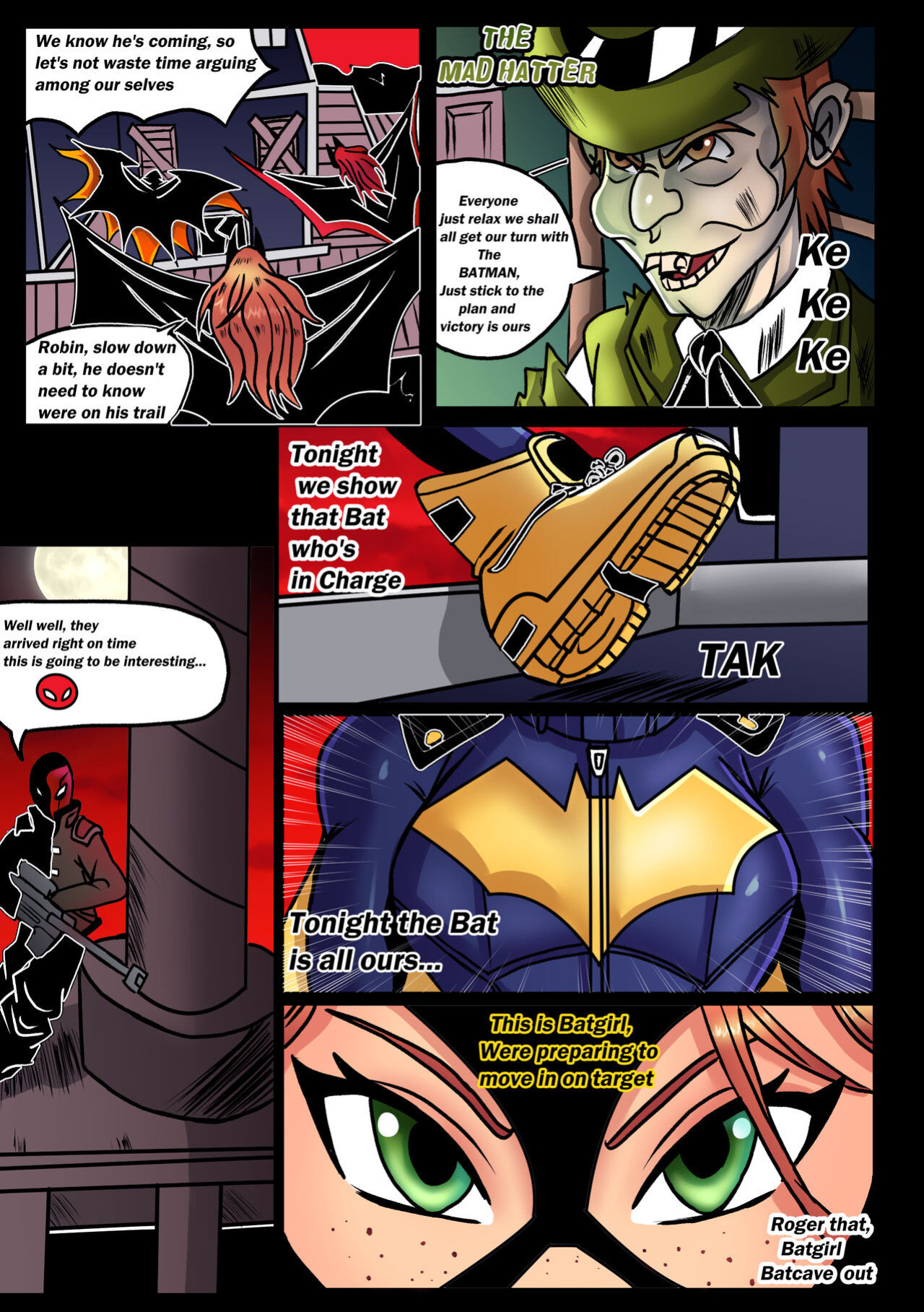 [Darkfang100] Batgirl Hentai 2: Mad For Bats