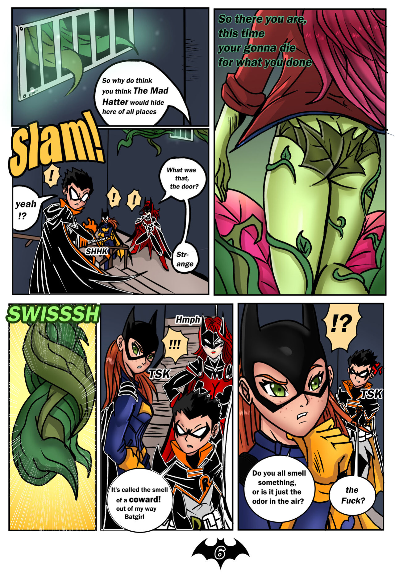 [Darkfang100] Batgirl Hentai 2: Mad For Bats