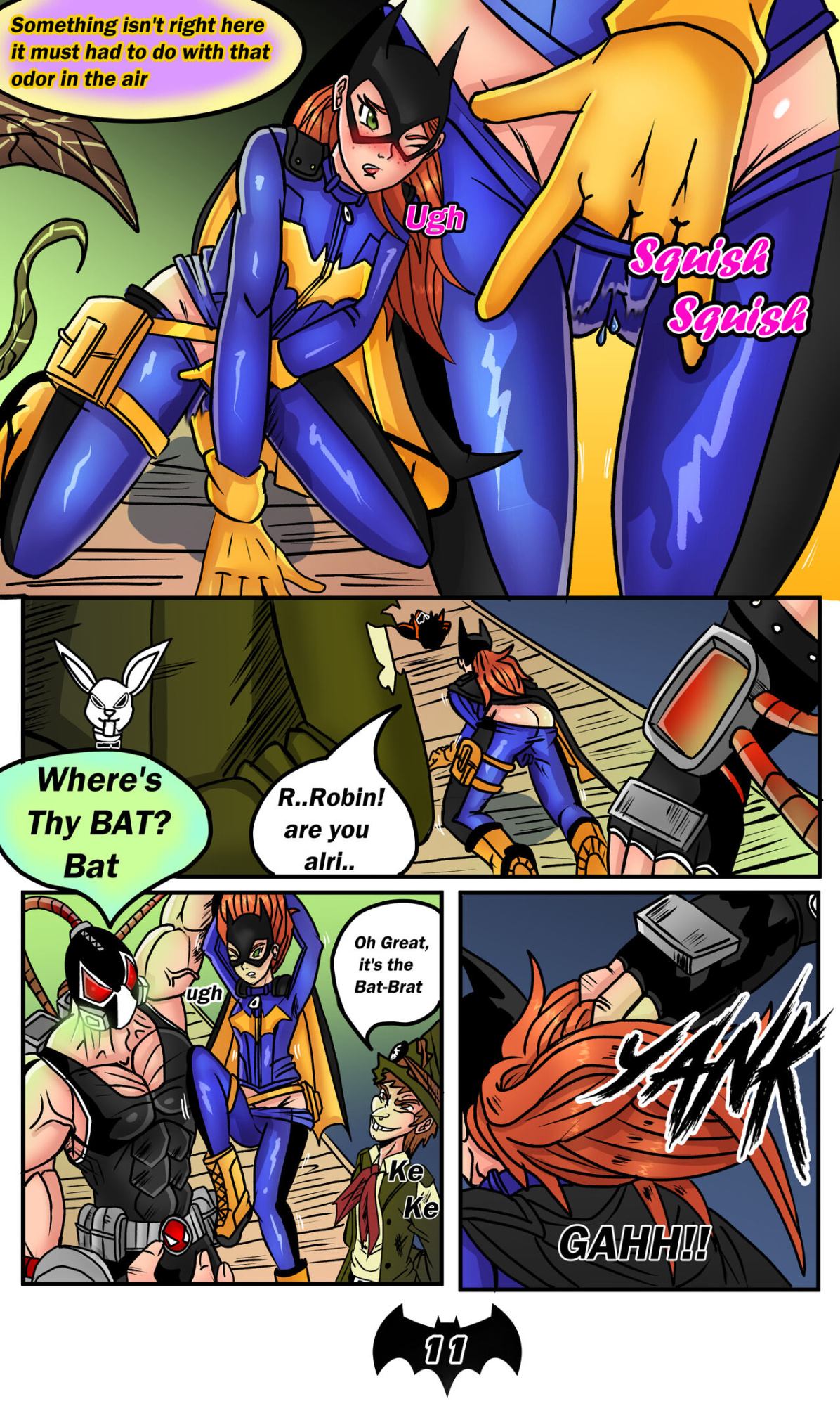 [Darkfang100] Batgirl Hentai 2: Mad For Bats