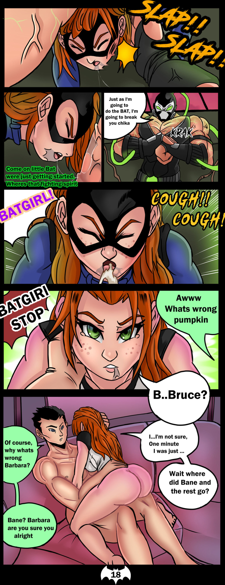 [Darkfang100] Batgirl Hentai 2: Mad For Bats