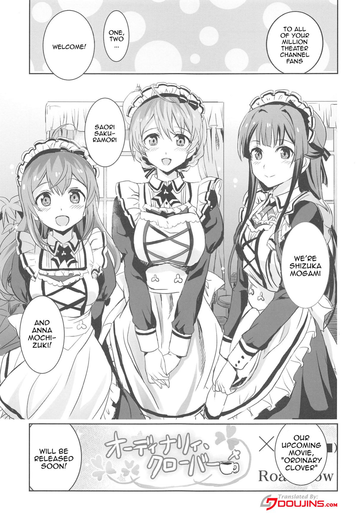 (C95) [Neko-bus Tei (Shaa)] Hypnosis Clover (THE IDOLM@STER MILLION LIVE!) [Doujins.com]
