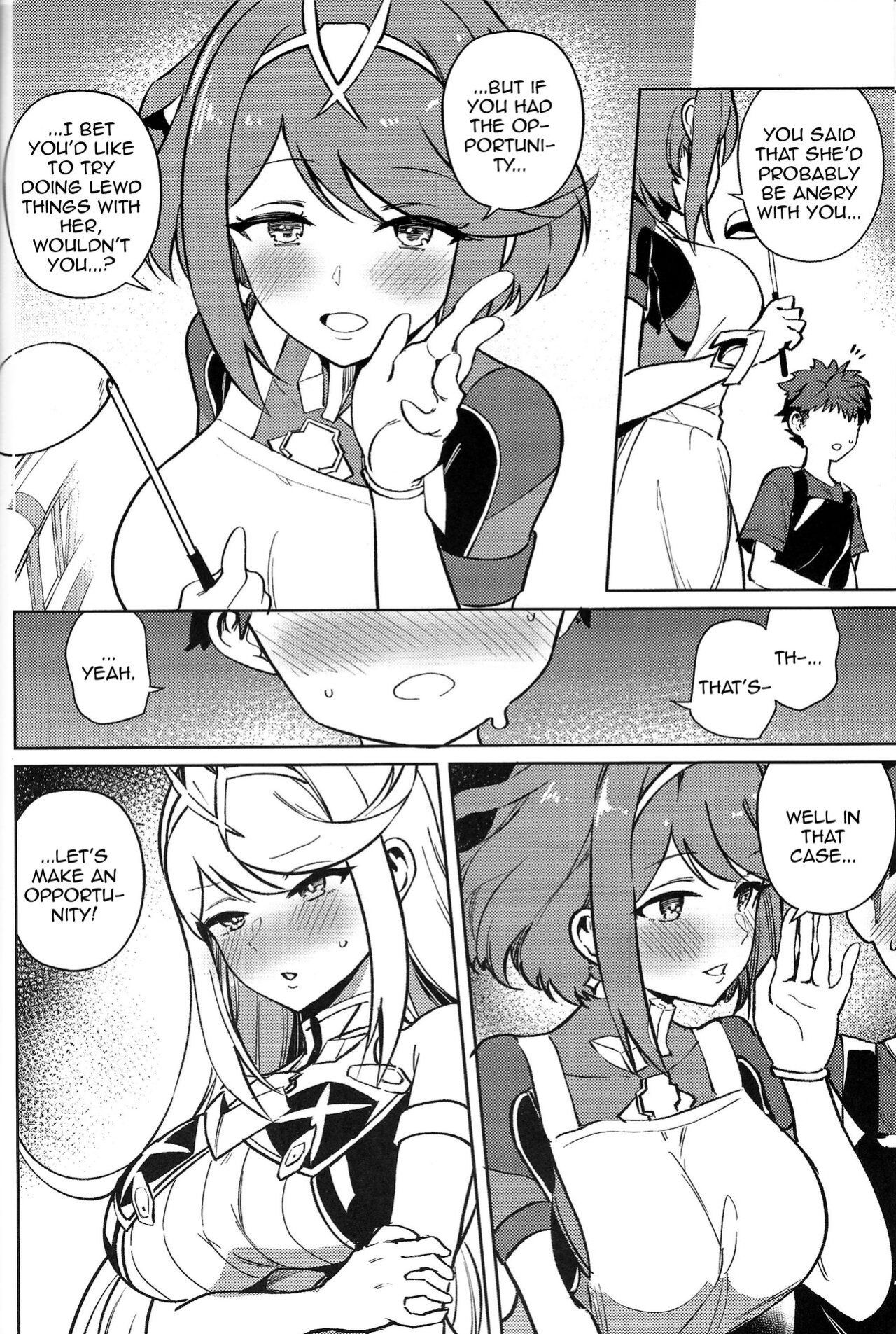 (C101) [Solosimeji (Bunapi 397 Yen)] Ecchi ga Shitai Hikari to Homura (Xenoblade Chronicles 2) [Doujins.com]