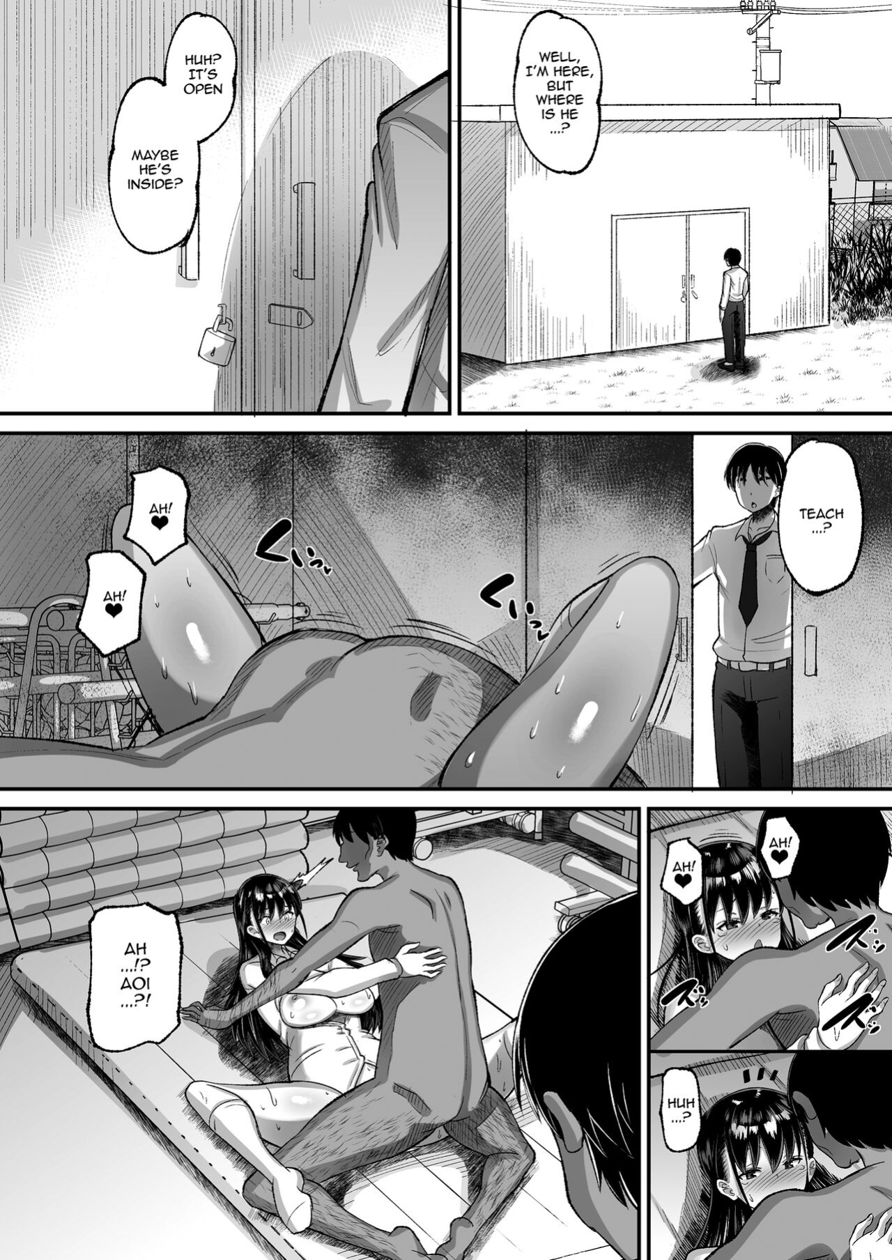 [AMP (Norakuro Nero)] Kichiku Kyoushi ni Otosareta Boku no Seitokaichou 2 [Doujins.com]