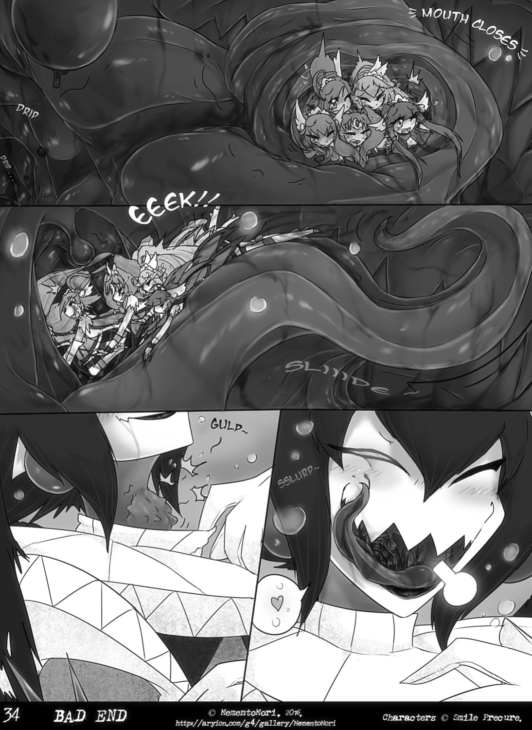 [MementoMori] Bad End (Precure Vore Comic)