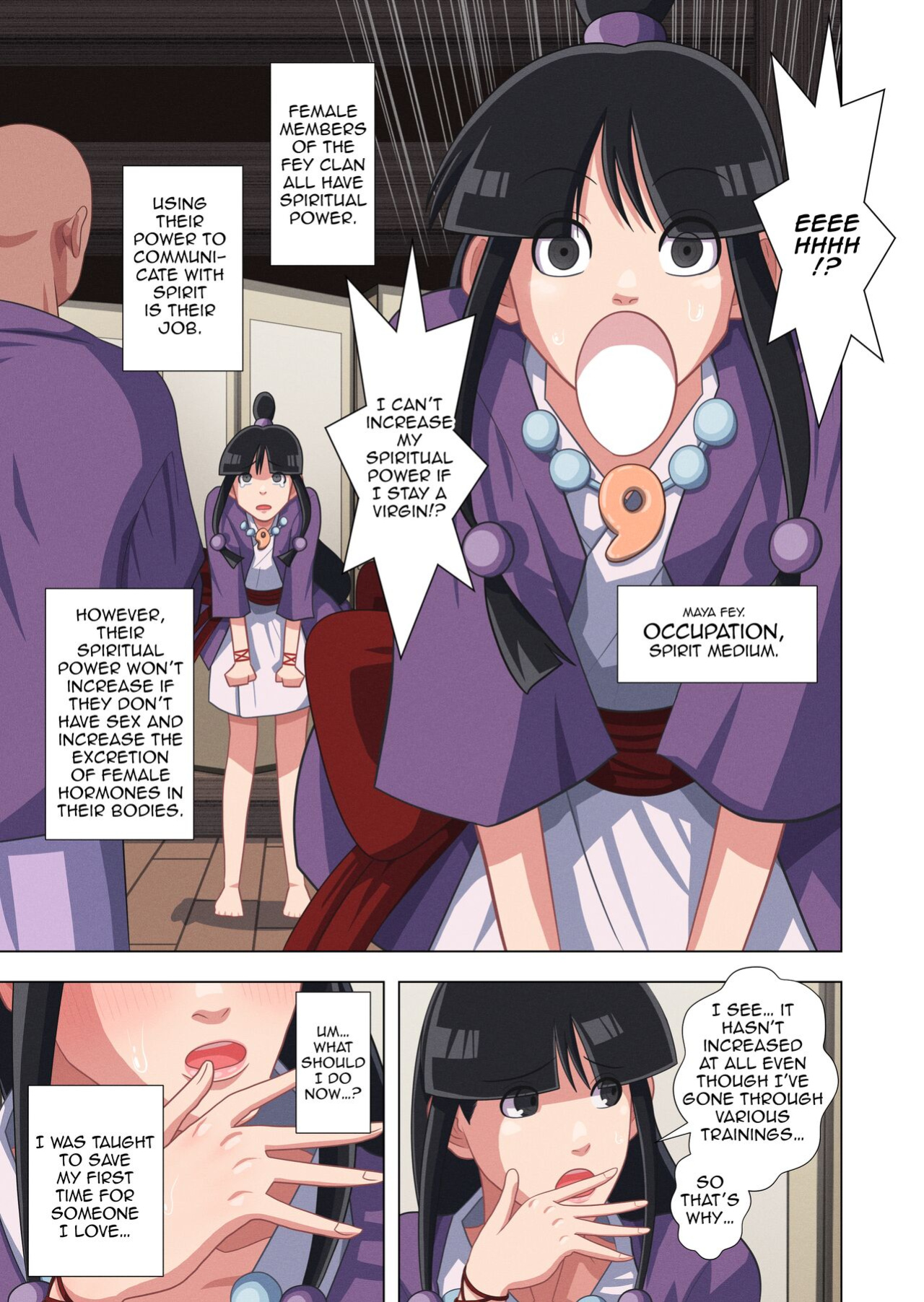 [Gin Eiji] Tennen Reibai Shoujo no Ecchi na Shugyou-tan (Gyakuten Saiban) [Doujins.com]