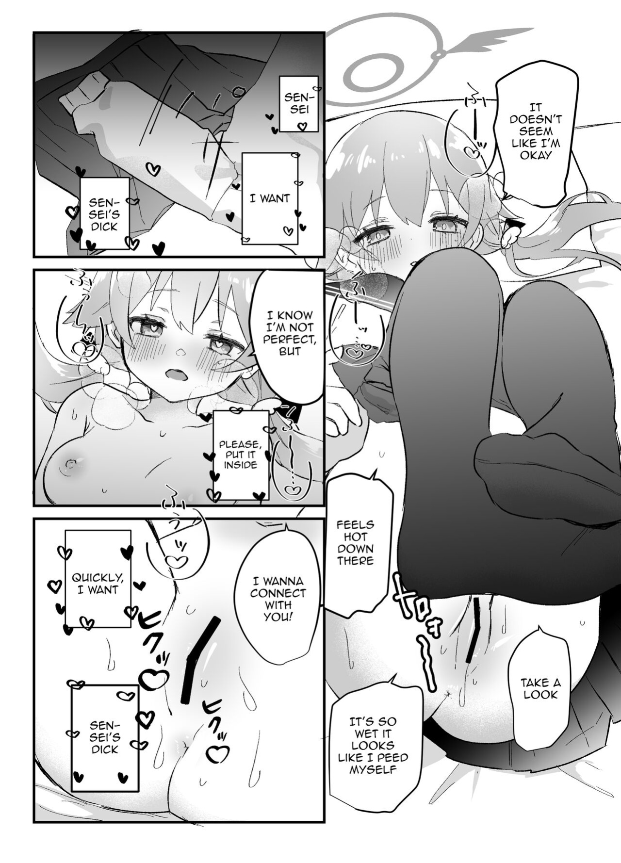 [Namekuzu (Namekuji)] 3-gatsu 24-nichi, Hifumi wa Shojo de wa Naku Narimasu. (Blue Archive) [Doujins.com]