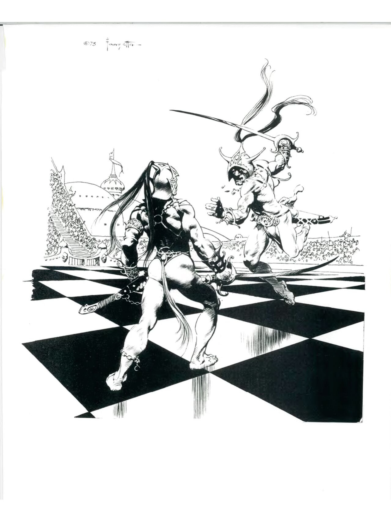 [Frank Frazetta] The Fantastic Art of Frank Frazetta - 1, 2 and 3 [Engish]