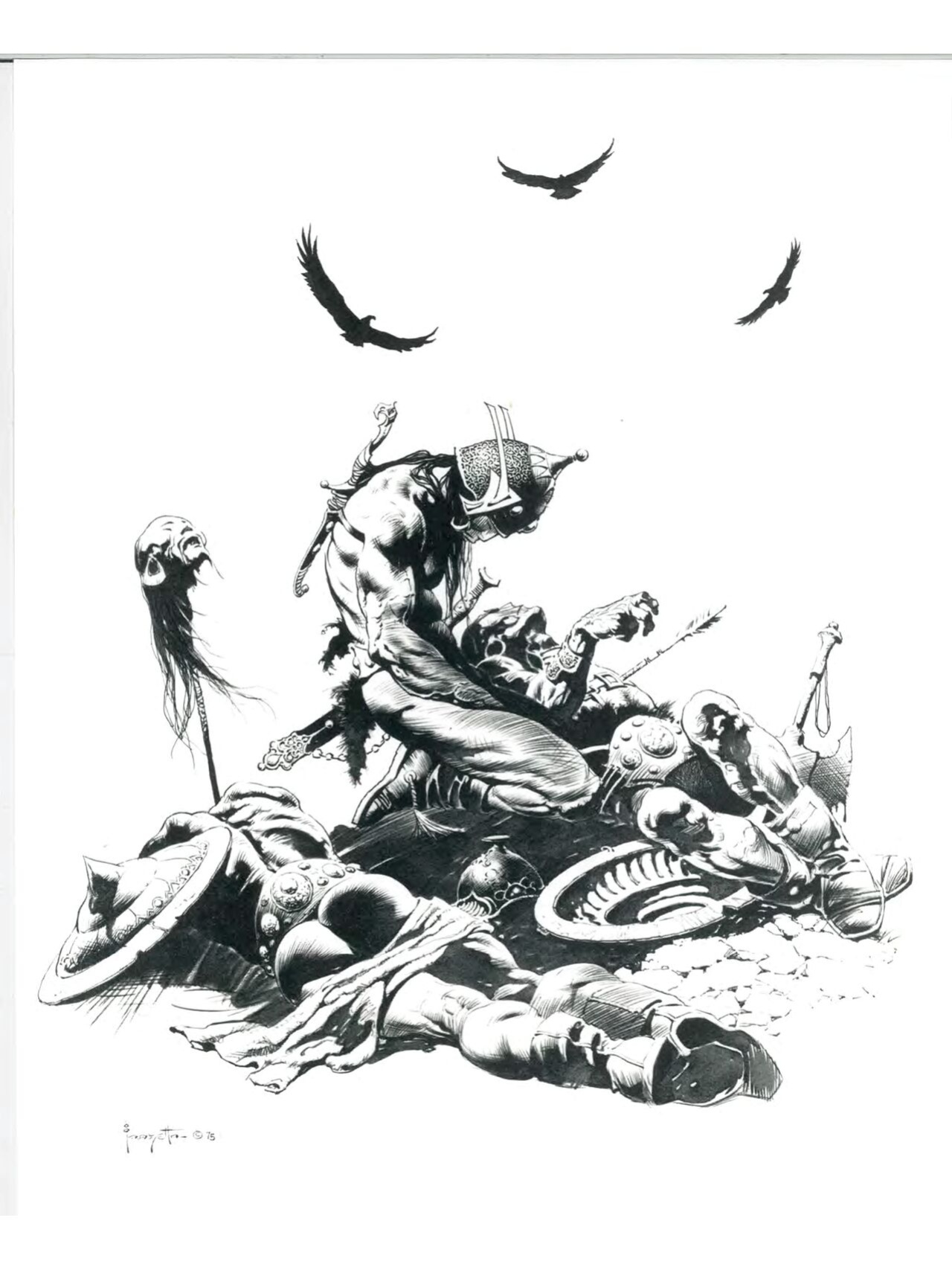 [Frank Frazetta] The Fantastic Art of Frank Frazetta - 1, 2 and 3 [Engish]