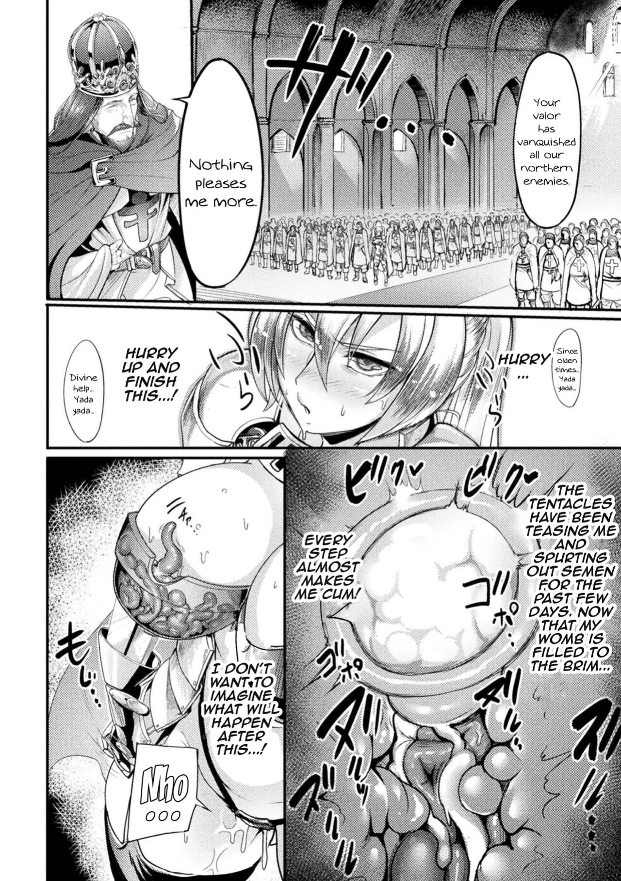 [Remu] Zettai ni Shokushu ni Maketari Shinai Onna Kishi | The Female Knight Definitely Wont Lose To Tentacles (2D Comic Magazine Noroi no Soubi de Ryoujoku Zecchou! Vol. 1) [Doujins.com]