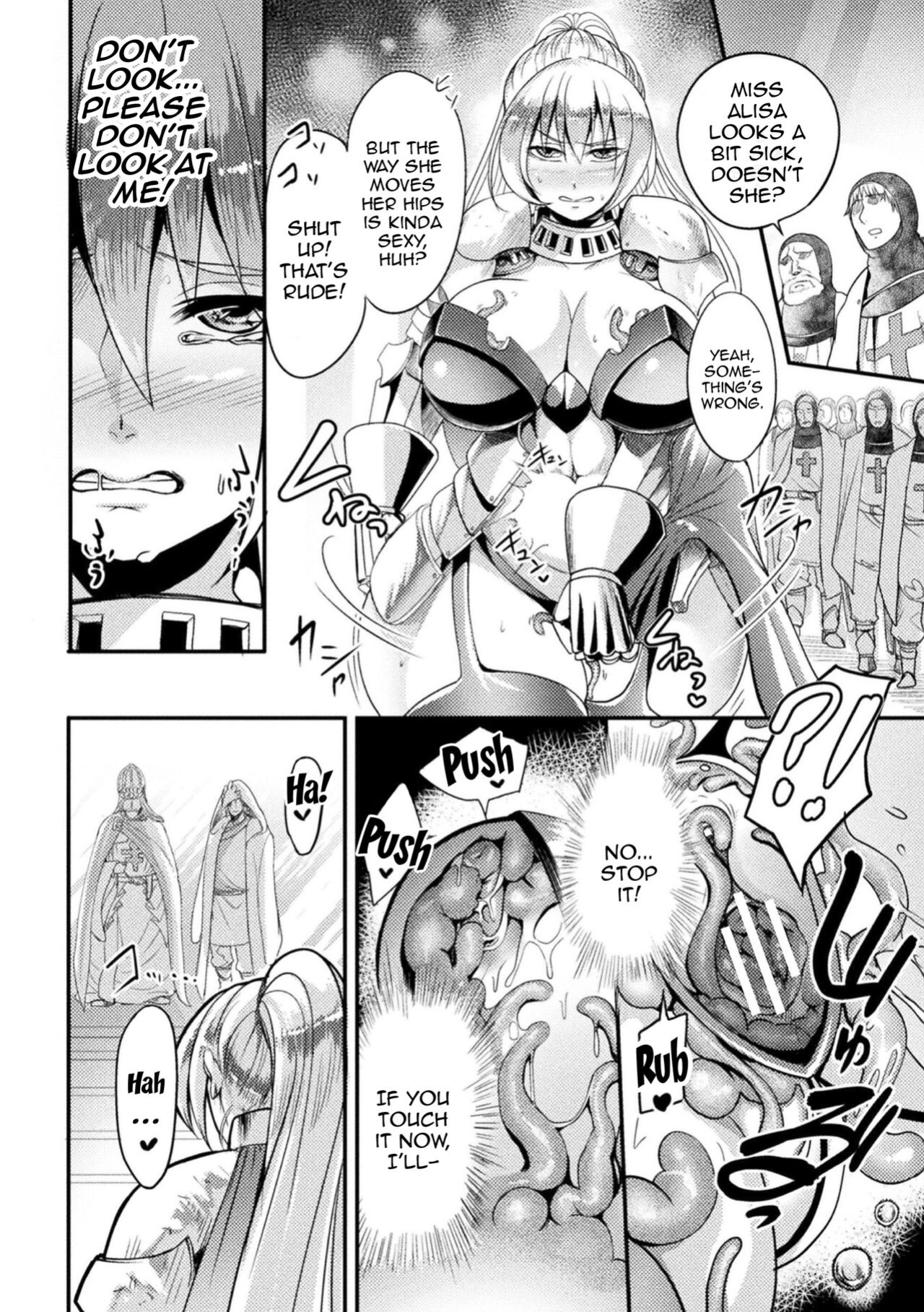 [Remu] Zettai ni Shokushu ni Maketari Shinai Onna Kishi | The Female Knight Definitely Wont Lose To Tentacles (2D Comic Magazine Noroi no Soubi de Ryoujoku Zecchou! Vol. 1) [Doujins.com]