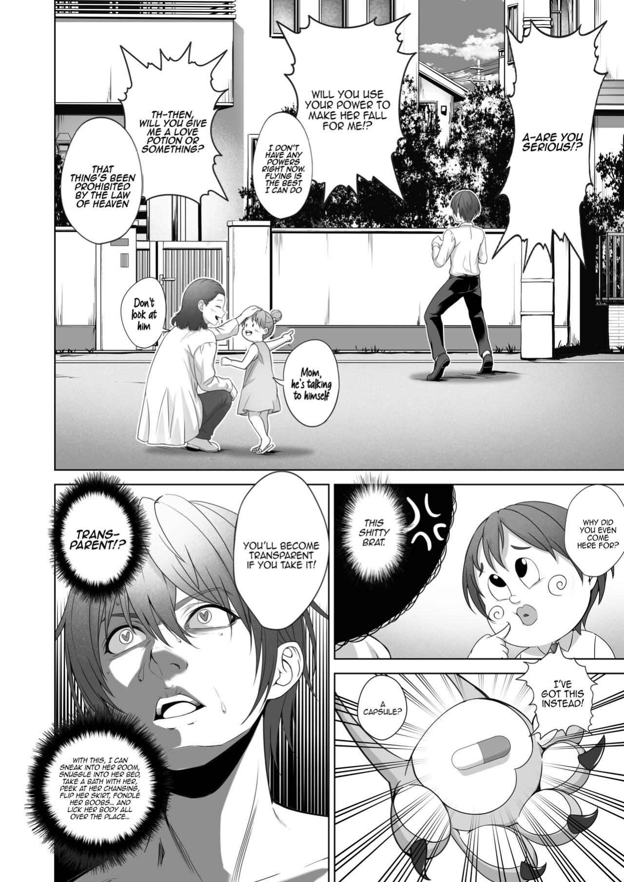 [Milk Melon] Toumei Ningen ni Natta Ore, Onnaburo de Gakuen no Kurokami Idol o Yaritai Houdai [Doujins.com]