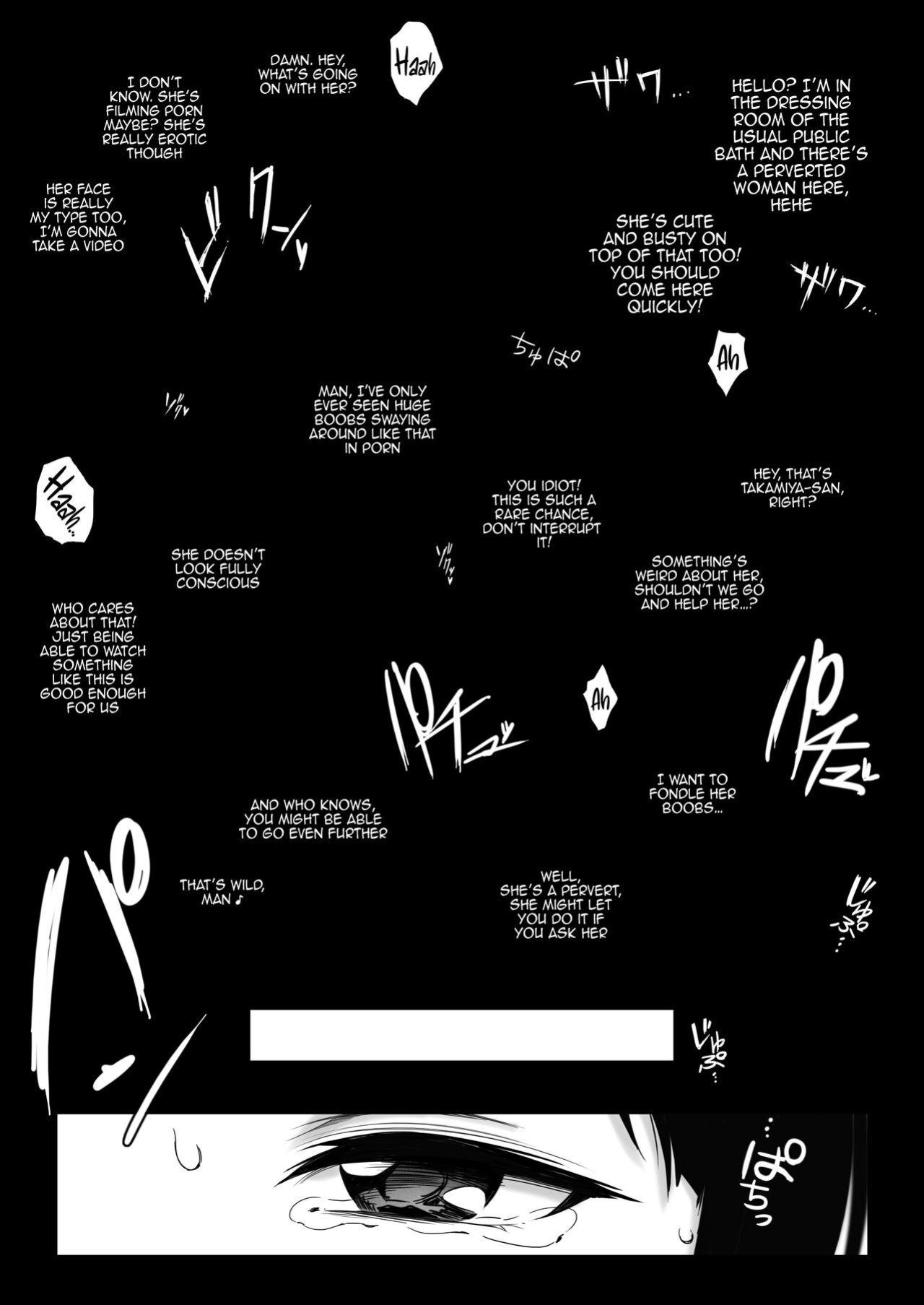 [Milk Melon] Toumei Ningen ni Natta Ore, Onnaburo de Gakuen no Kurokami Idol o Yaritai Houdai [Doujins.com]