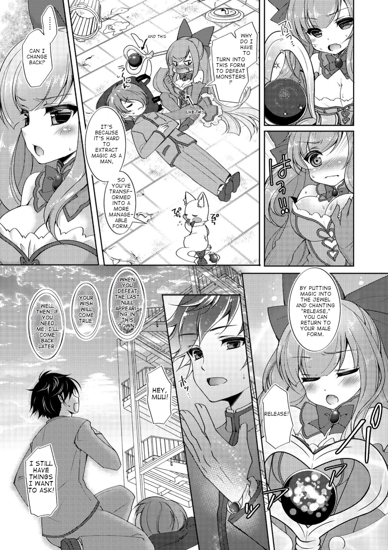 [TSF no F (F, Yotsuba Chika)] TS Magical Girl Hiromi Ch. 1