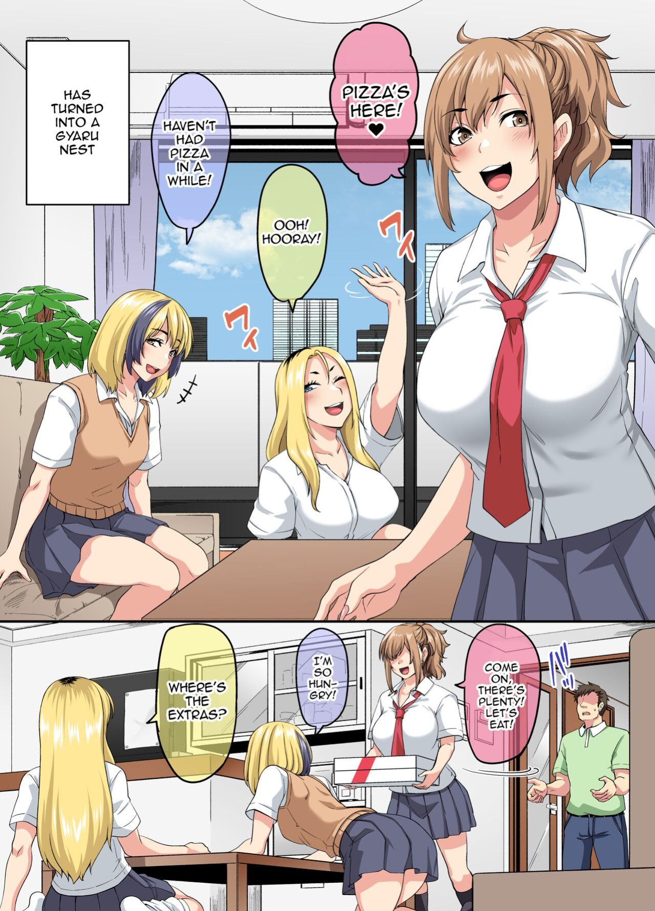 [Tiramisu Tart (Kazuhiro)] Papakatsu SeFri Gal ga Tomodachi o Tsurete kita node Kuttetara Gyaku ni Kakomare Yowasare Shiboritorare Ie o Yaribeya Atsukai sareru Hanashi [Doujins.com]