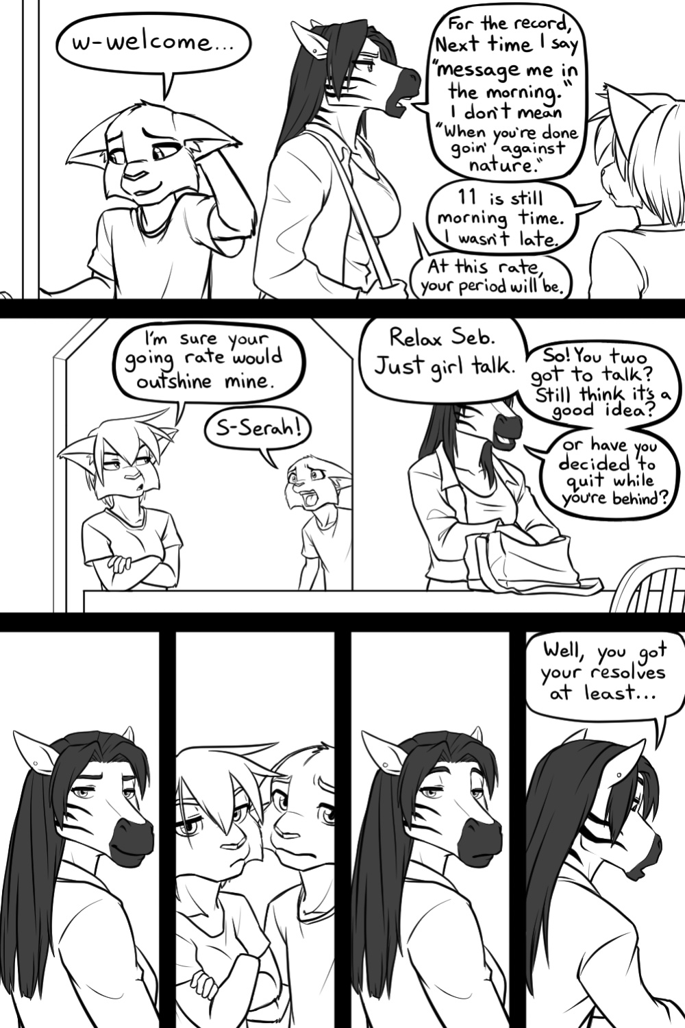 [Black-Kitten]Monday- Saturday Mornings (+Extras)