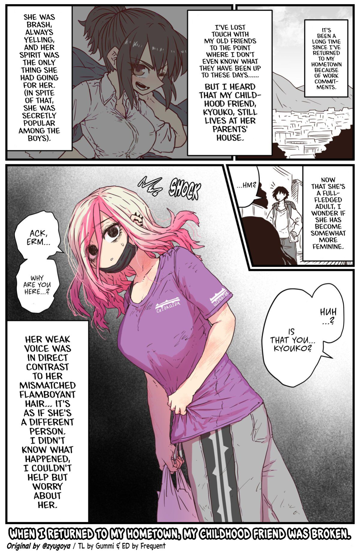 [Zyugoya] Jimoto ni Kaettekitara Osananajimi ga Kowareteta | When I Returned to My Hometown, My Childhood Friend was Broken (MainStory+FANBOX)
