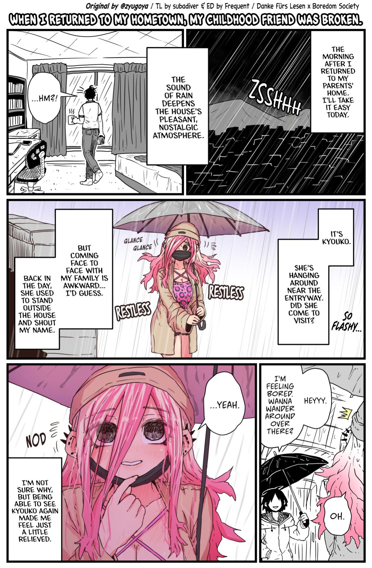[Zyugoya] Jimoto ni Kaettekitara Osananajimi ga Kowareteta | When I Returned to My Hometown, My Childhood Friend was Broken (MainStory+FANBOX)