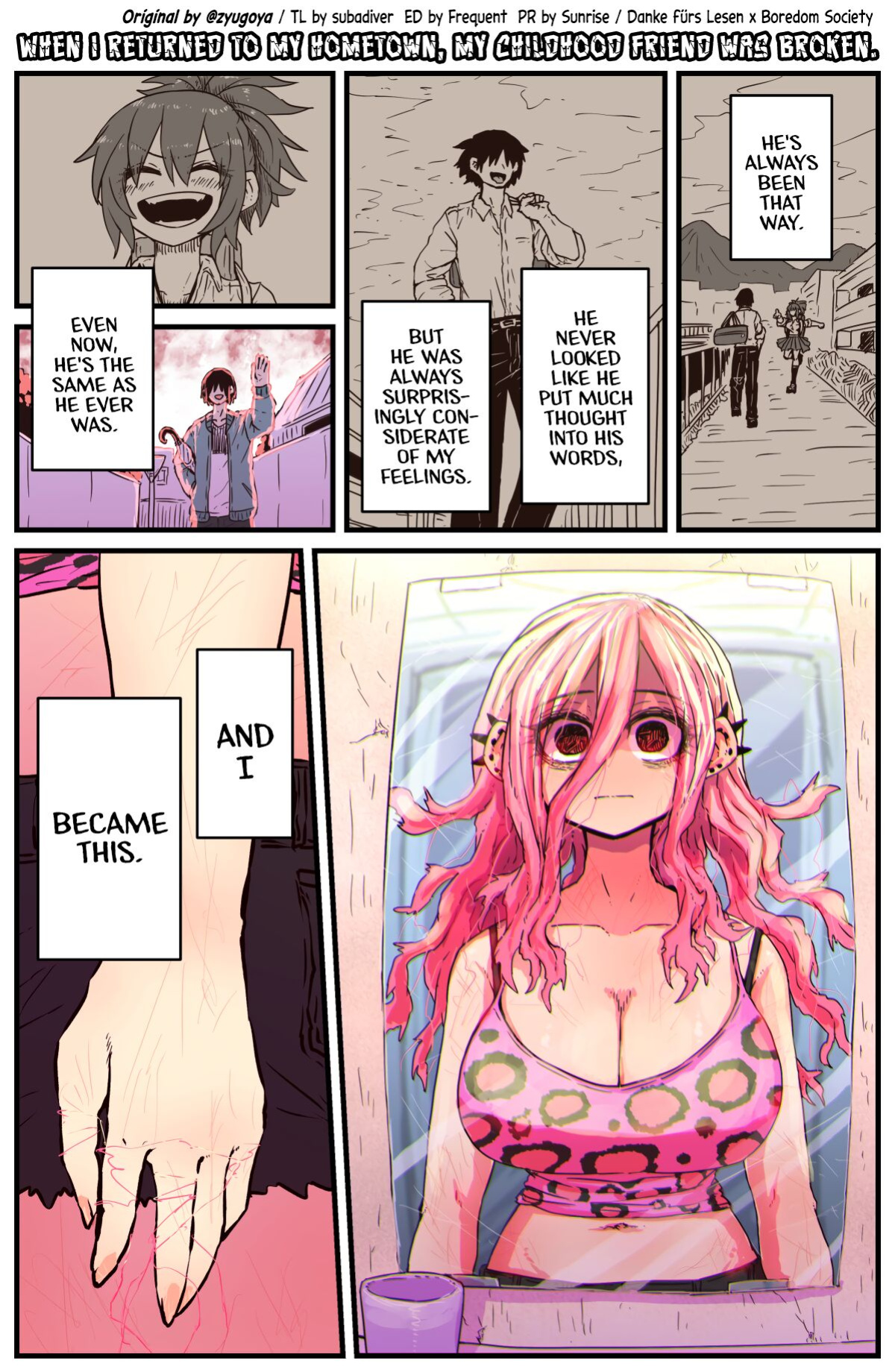 [Zyugoya] Jimoto ni Kaettekitara Osananajimi ga Kowareteta | When I Returned to My Hometown, My Childhood Friend was Broken (MainStory+FANBOX)