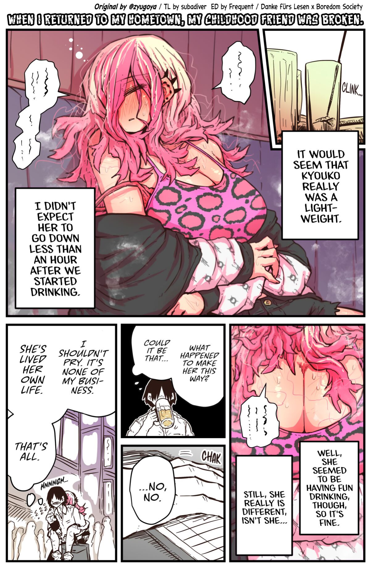 [Zyugoya] Jimoto ni Kaettekitara Osananajimi ga Kowareteta | When I Returned to My Hometown, My Childhood Friend was Broken (MainStory+FANBOX)