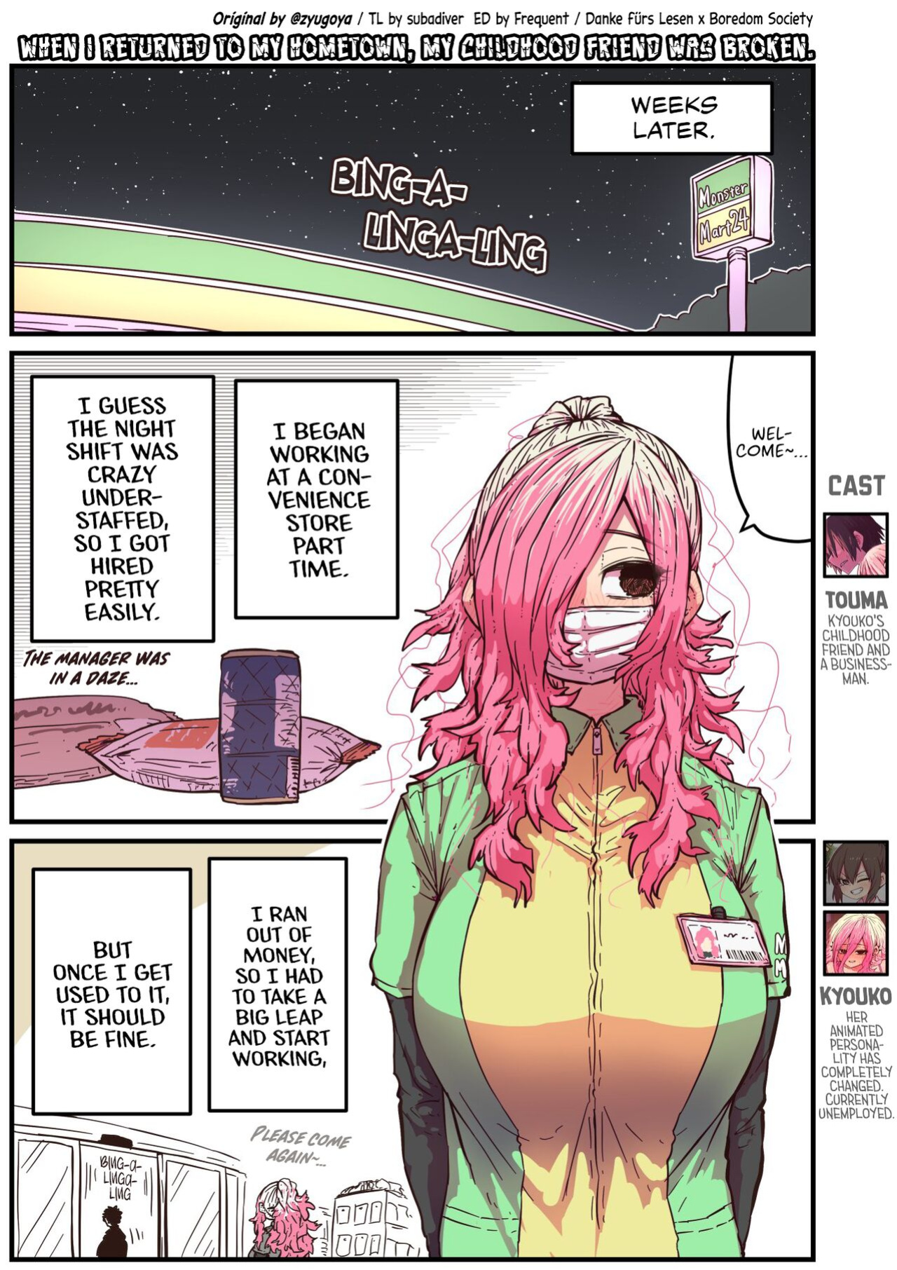 [Zyugoya] Jimoto ni Kaettekitara Osananajimi ga Kowareteta | When I Returned to My Hometown, My Childhood Friend was Broken (MainStory+FANBOX)