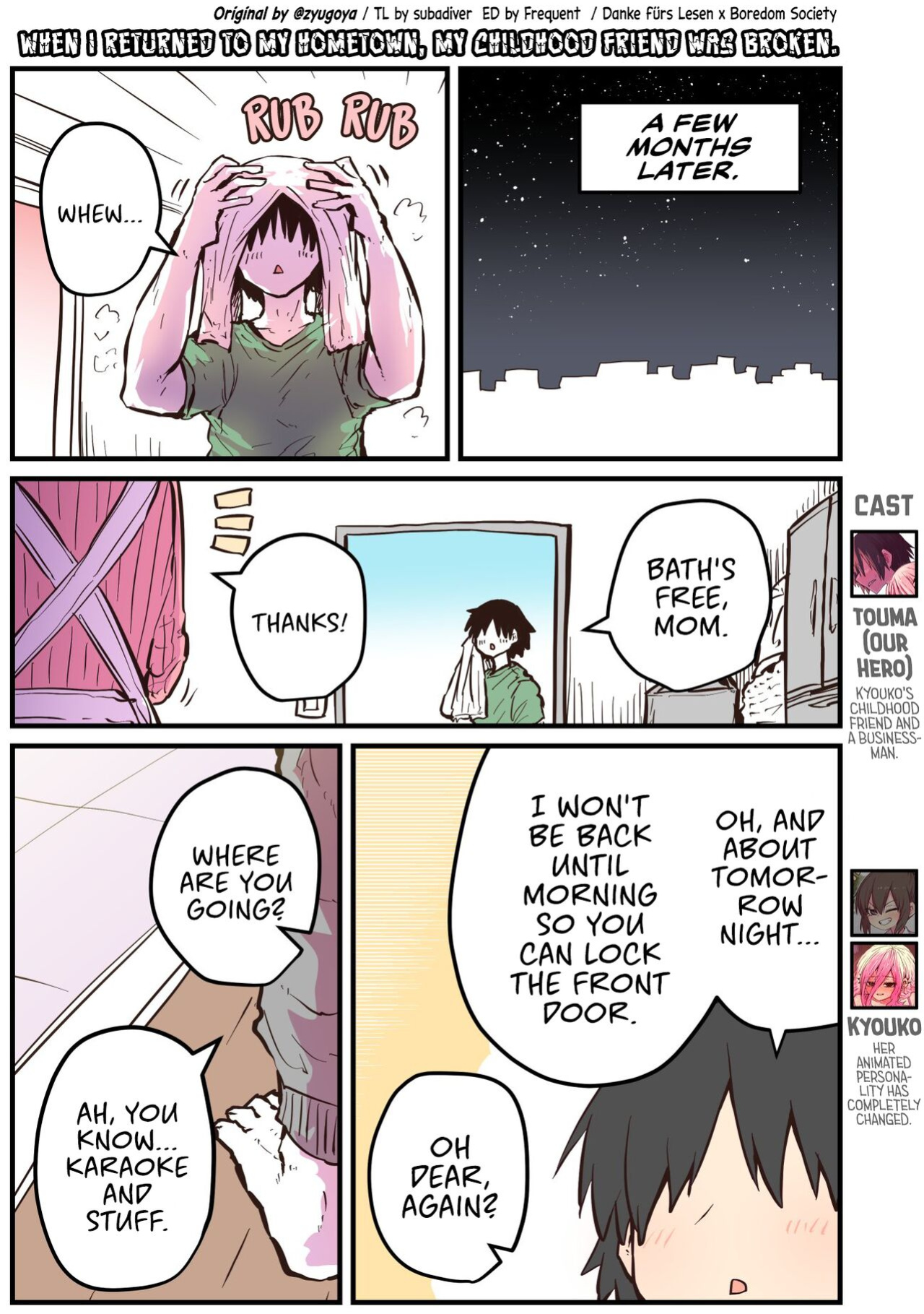 [Zyugoya] Jimoto ni Kaettekitara Osananajimi ga Kowareteta | When I Returned to My Hometown, My Childhood Friend was Broken (MainStory+FANBOX)