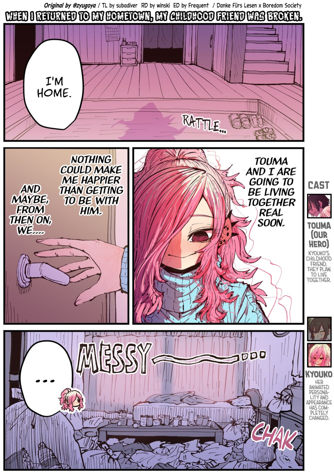 [Zyugoya] Jimoto ni Kaettekitara Osananajimi ga Kowareteta | When I Returned to My Hometown, My Childhood Friend was Broken (MainStory+FANBOX)