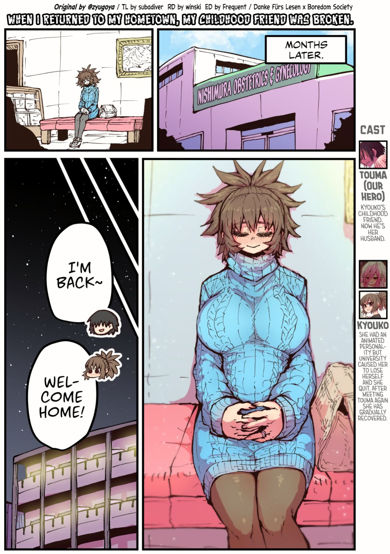 [Zyugoya] Jimoto ni Kaettekitara Osananajimi ga Kowareteta | When I Returned to My Hometown, My Childhood Friend was Broken (MainStory+FANBOX)