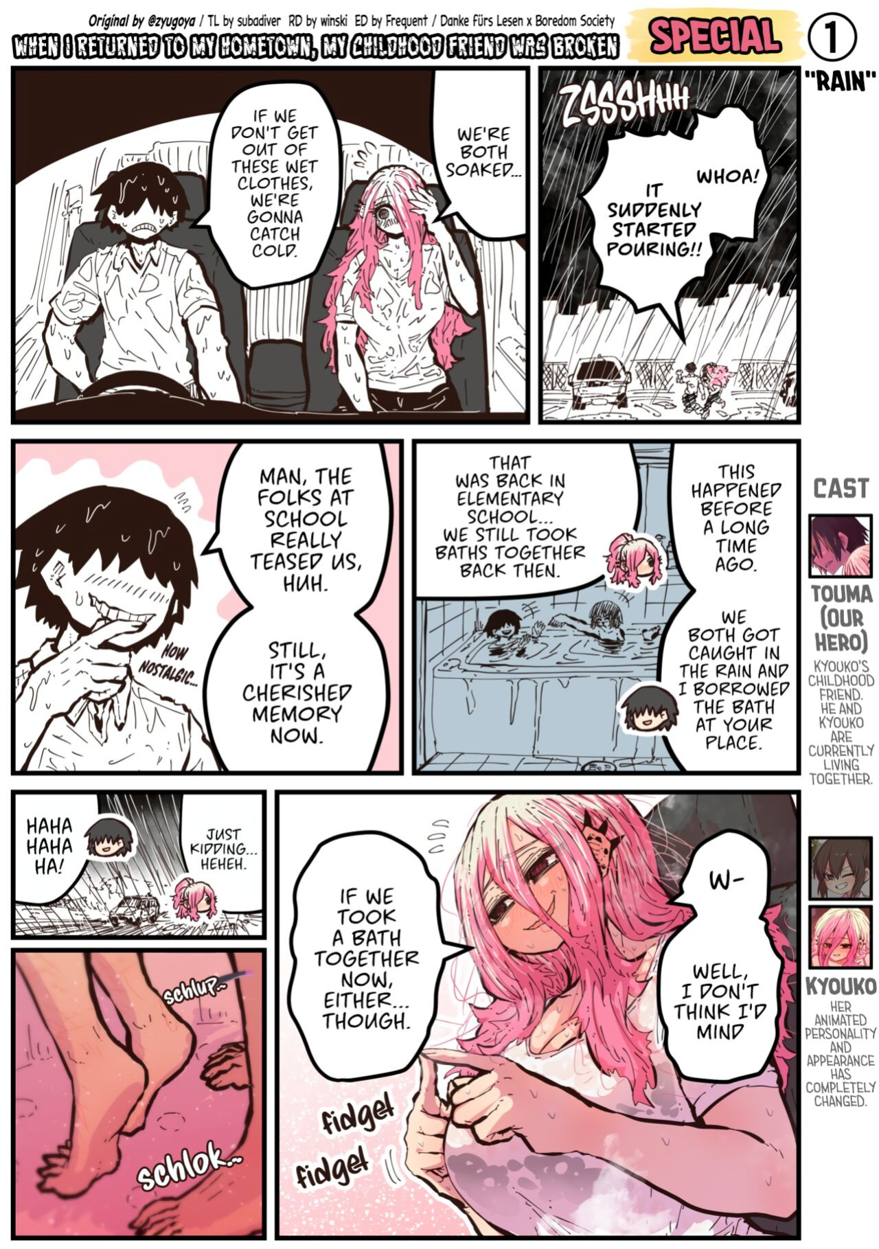 [Zyugoya] Jimoto ni Kaettekitara Osananajimi ga Kowareteta | When I Returned to My Hometown, My Childhood Friend was Broken (MainStory+FANBOX)