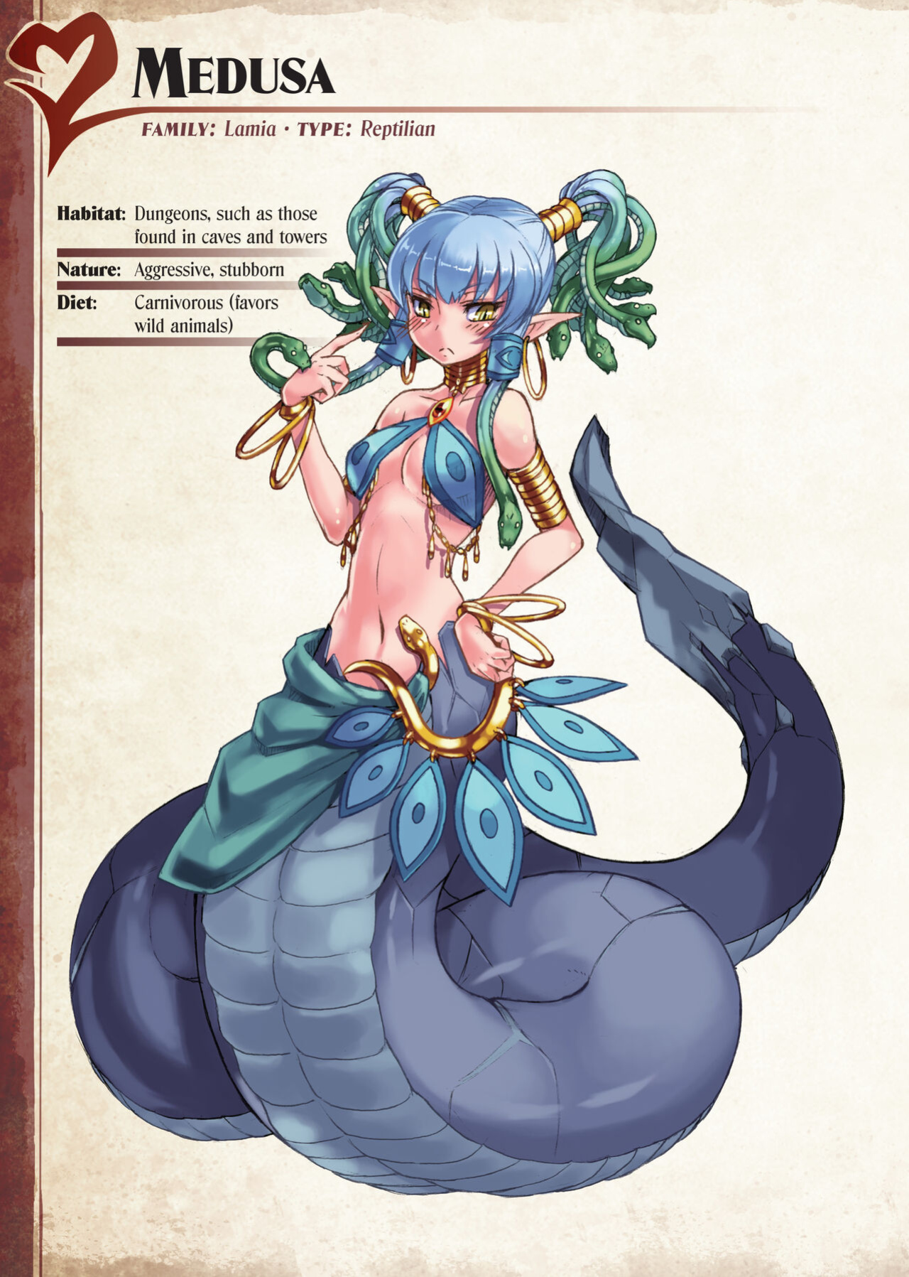 [Kurobinega (Kenkou Cross)] Mamono Musume Zukan I -Monster Girl Encyclopedia- Vol. 1