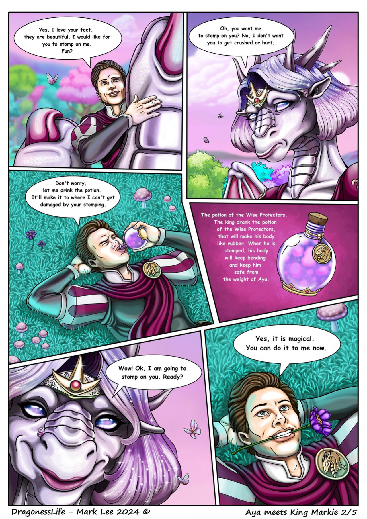 dragonesslife] Aya meets King Markie
