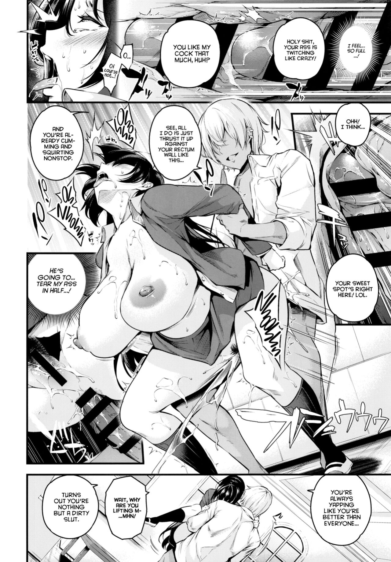 [Nasi-pasuya (Nasipasuta)] Shiramine Gakuen no Mesubuta Kaichou | Sow President of the Shiramine Academy [Project Valvrein]